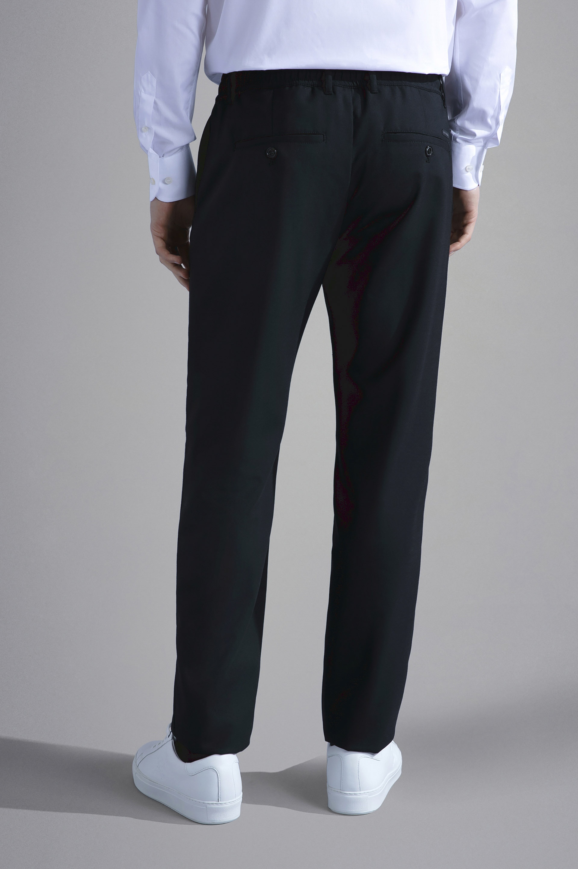 WOOL TECHNICAL FABRIC TROUSERS - 3