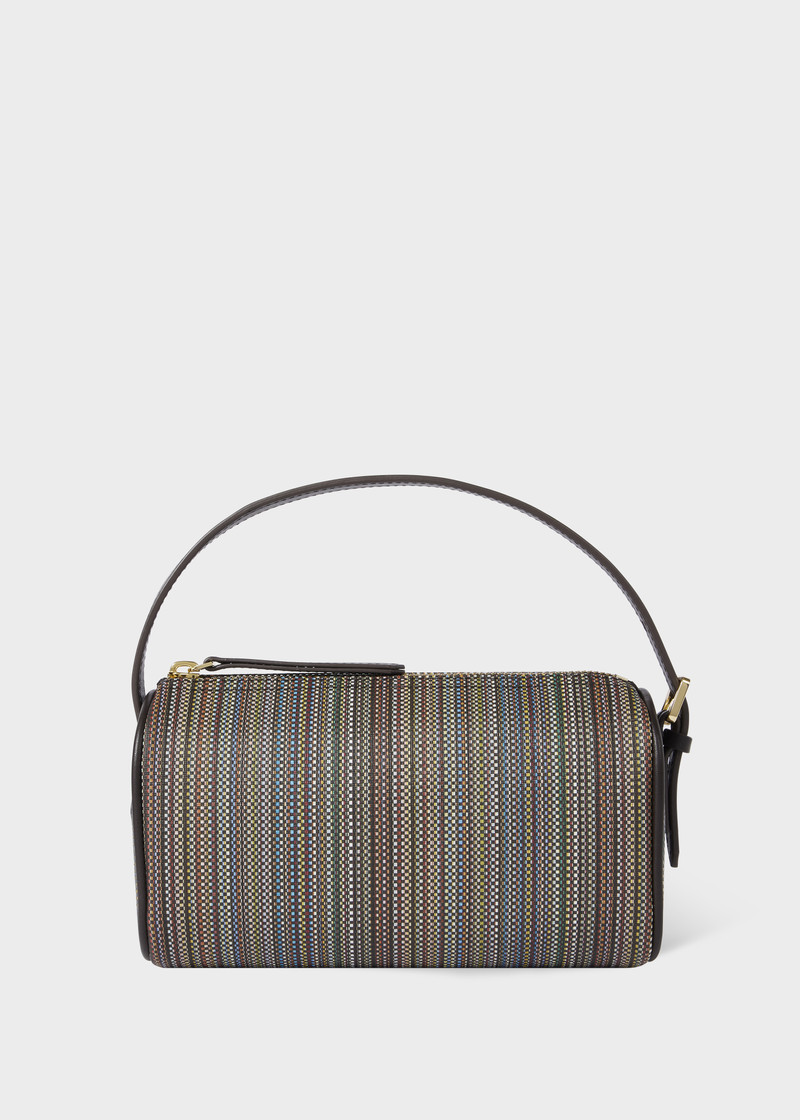 Women's 'Signature Stripe' Pochette Canvas Bag 1