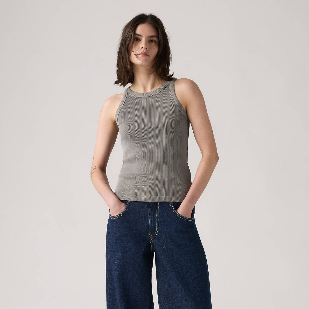 ESSENTIAL RACER TANK TOP - 2