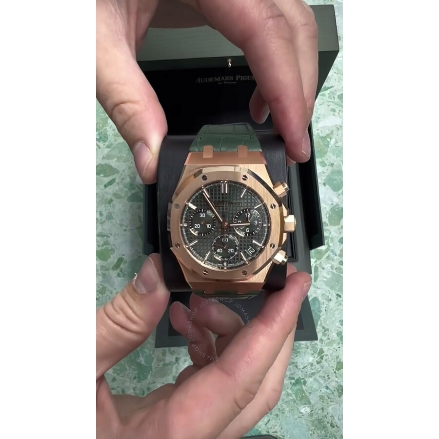 Audemars Piguet Royal Oak Chronograph Automatic Green Dial Men's Watch 26240OR.OO.D404CR.02 - 6