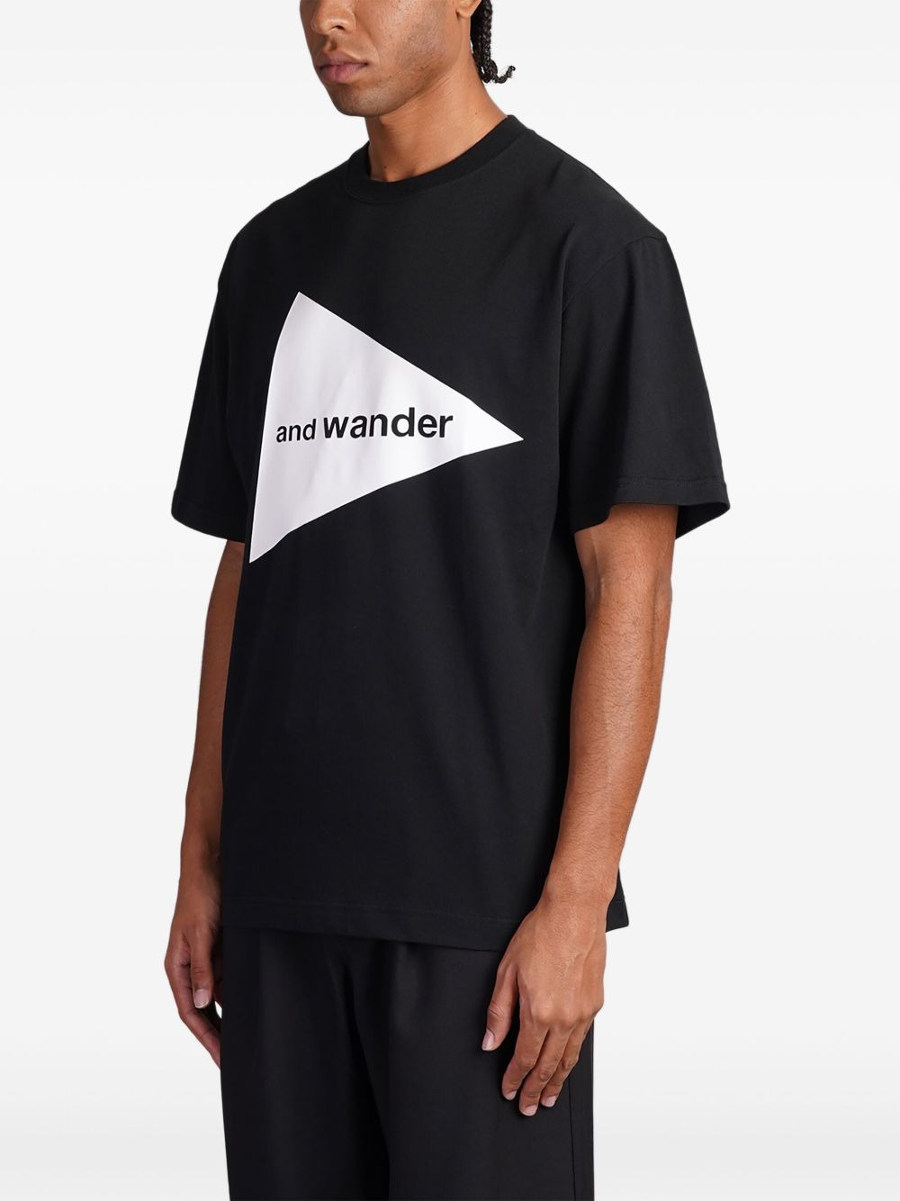 logo-print T-shirt - 3