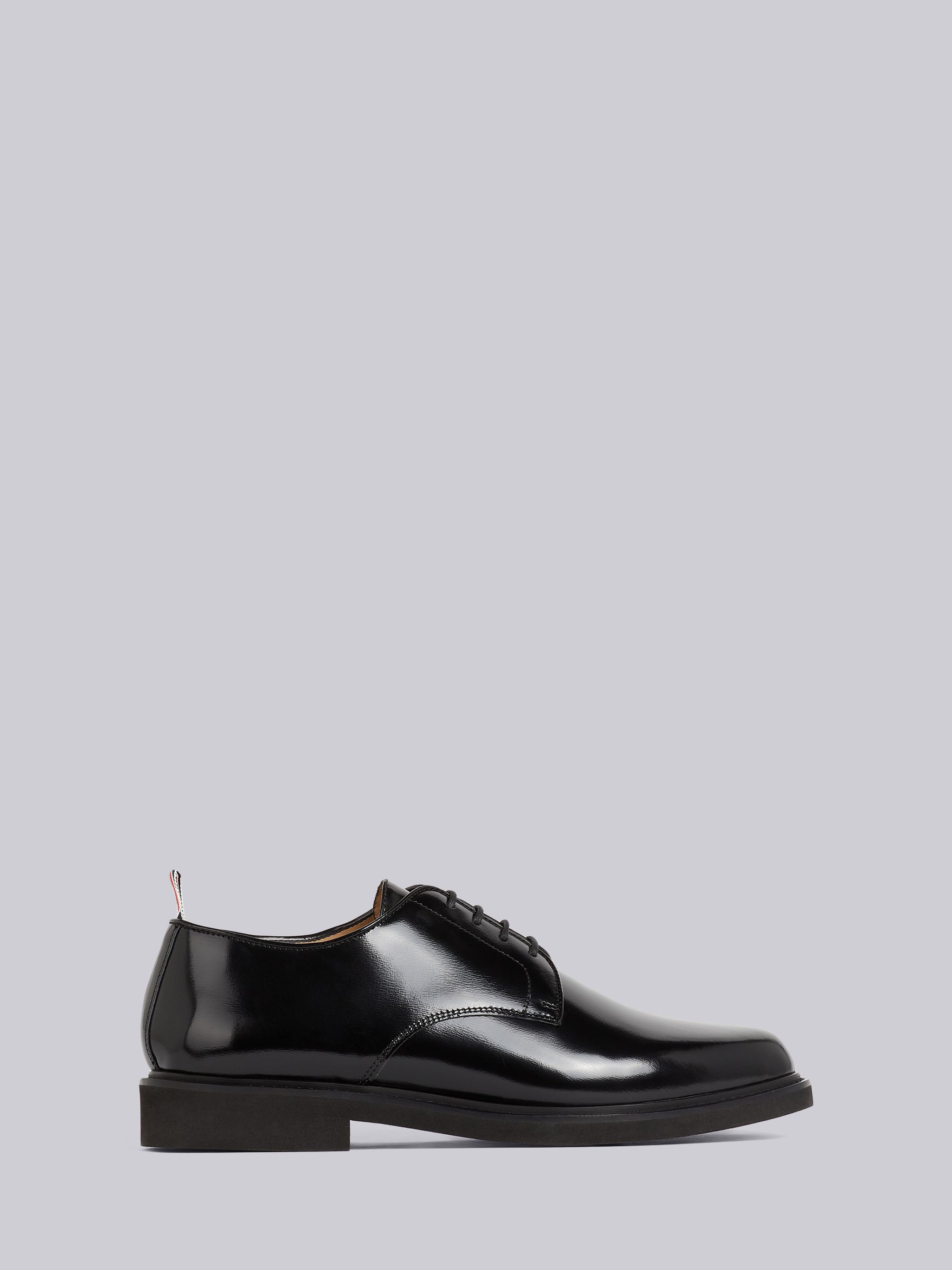 Black Shiny Calfskin Uniform Shoe - 1