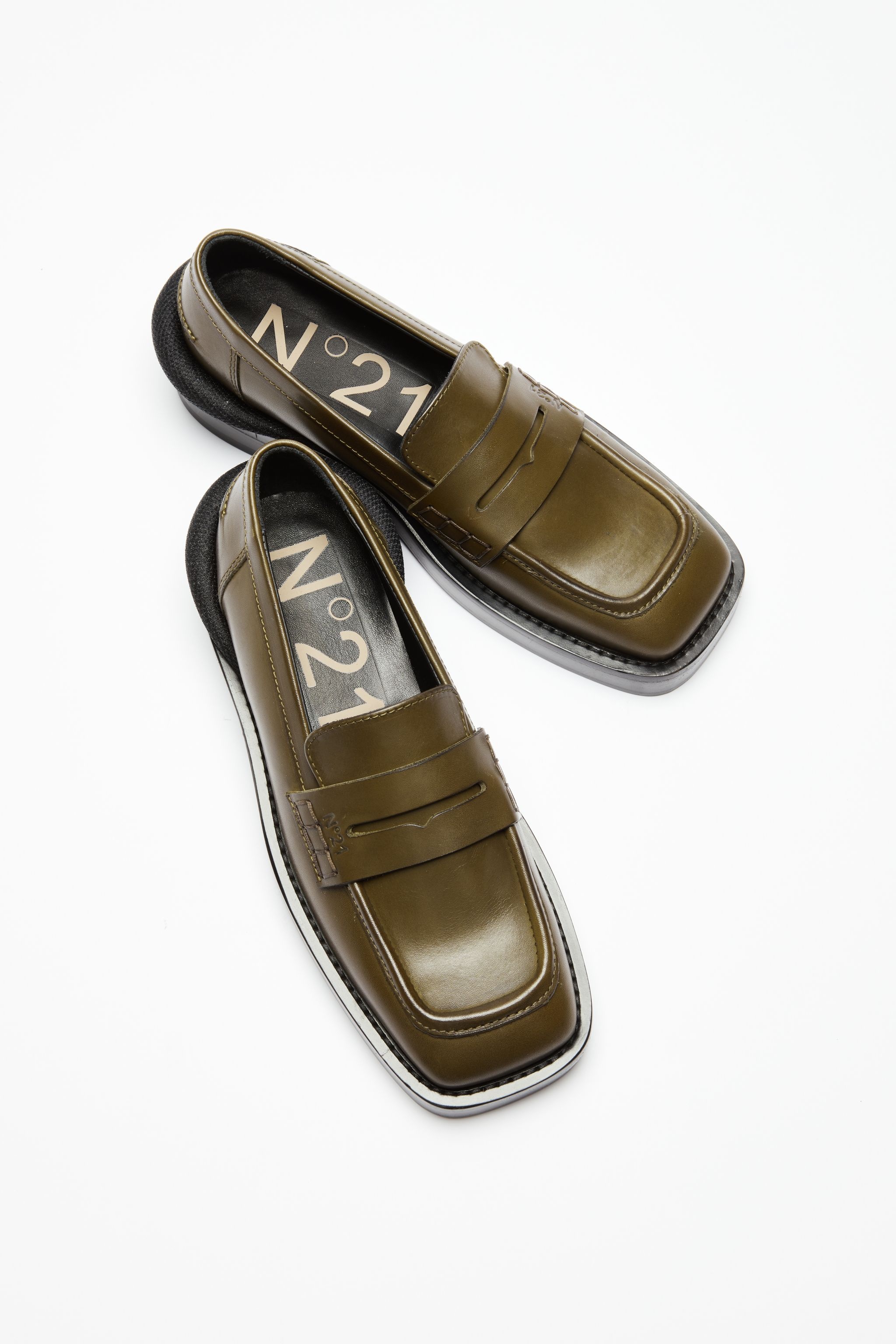 MESH-TRIMMED LOAFERS - 4