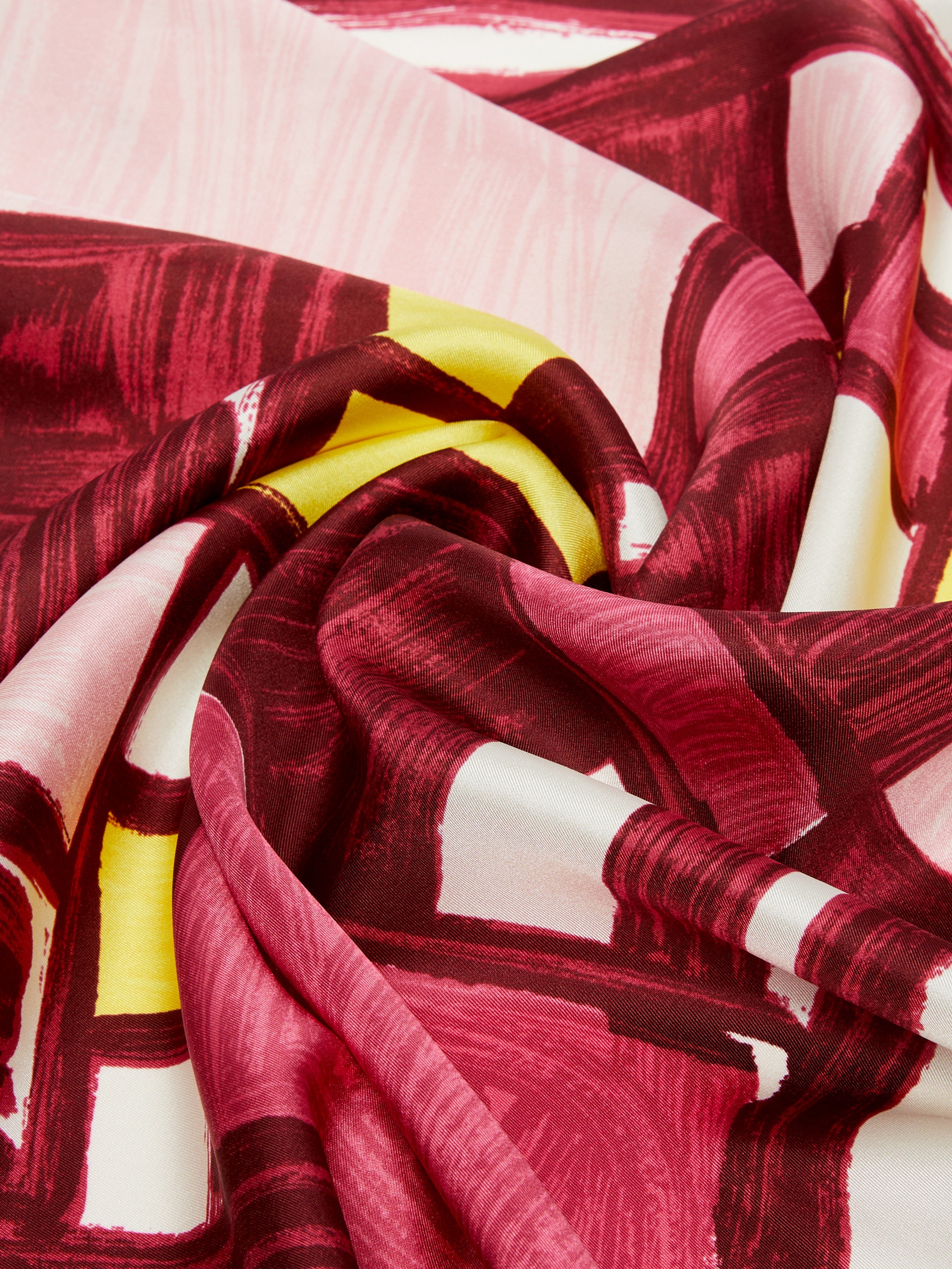 ONESTO3 Printed silk twill foulard - 3