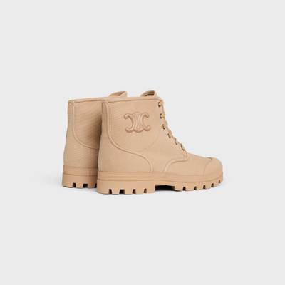 CELINE PATAPANS LACE-UP BOOT in CANVAS outlook