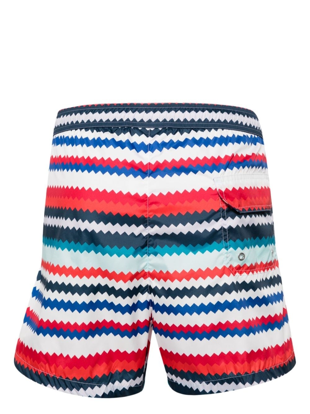 zigzag swim shorts - 2