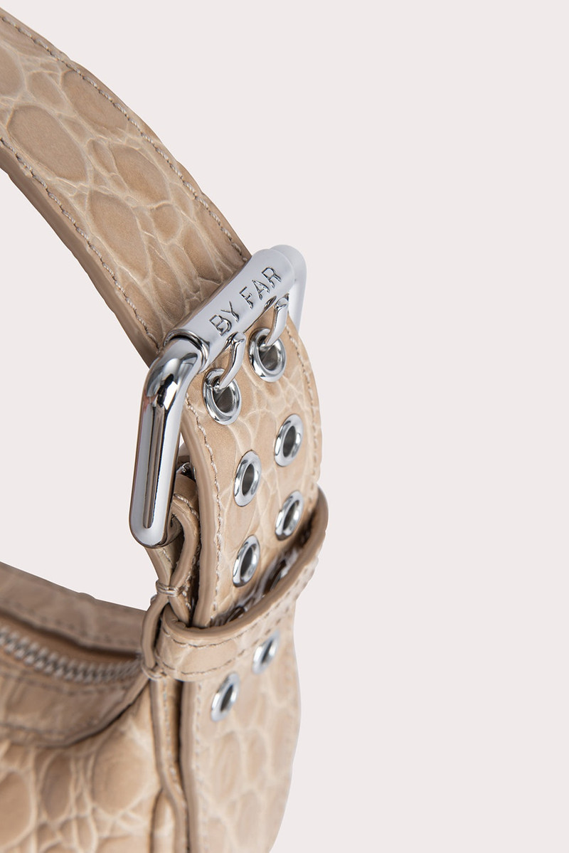 Mini Soho Kraft Circular Croco Embossed Leather 7