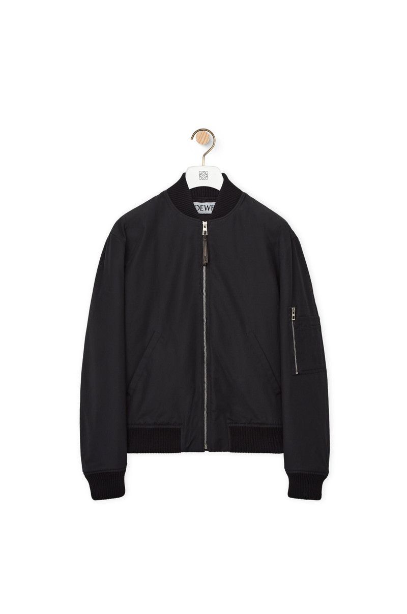 Chia elephant bomber jacket in cotton and polyamide 1