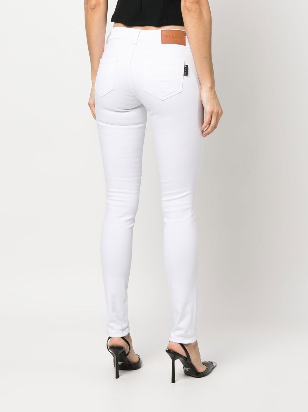 skinny-cut denim jeans - 4