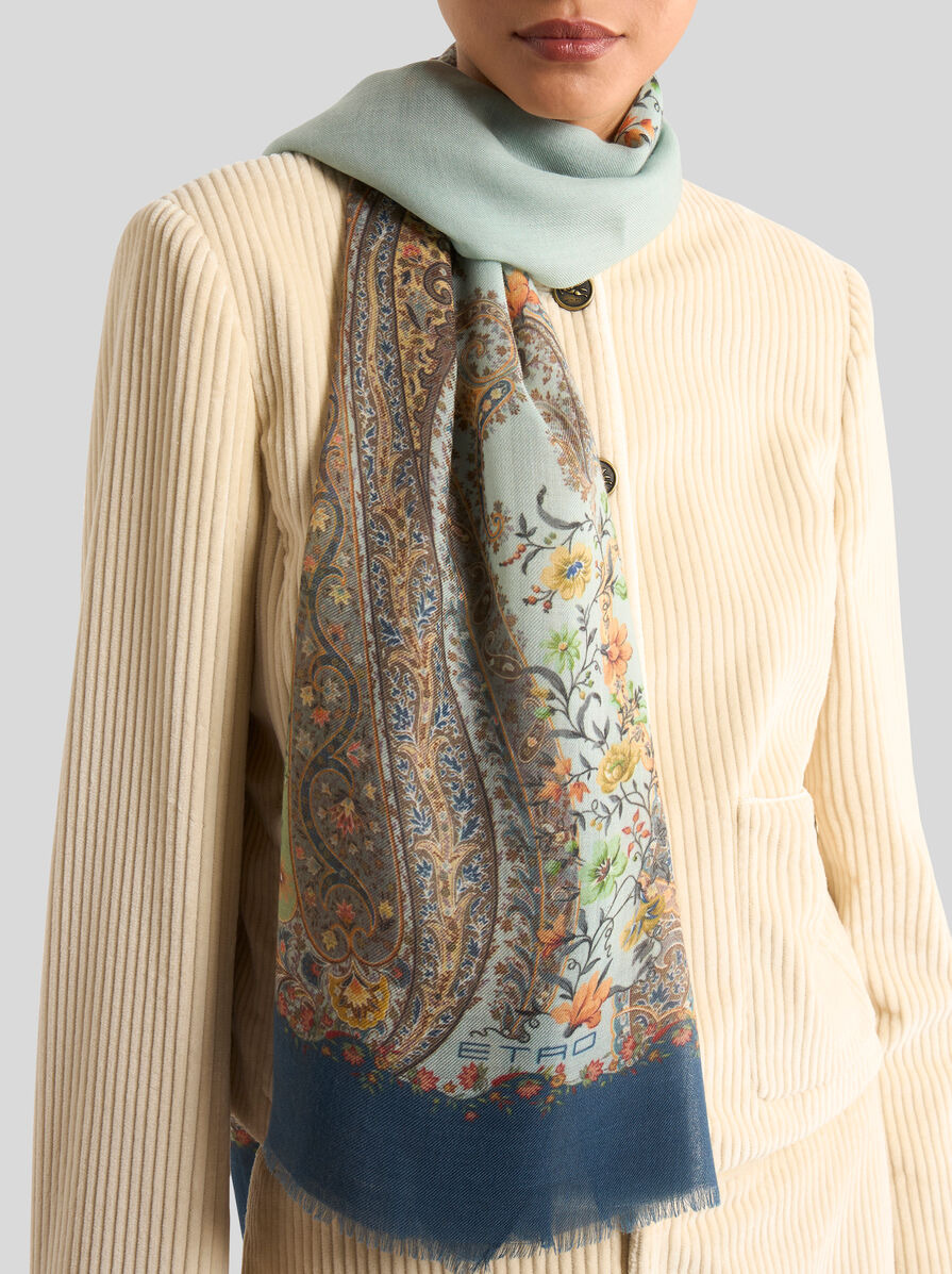 PRINTED CASHMERE SCARF - 4
