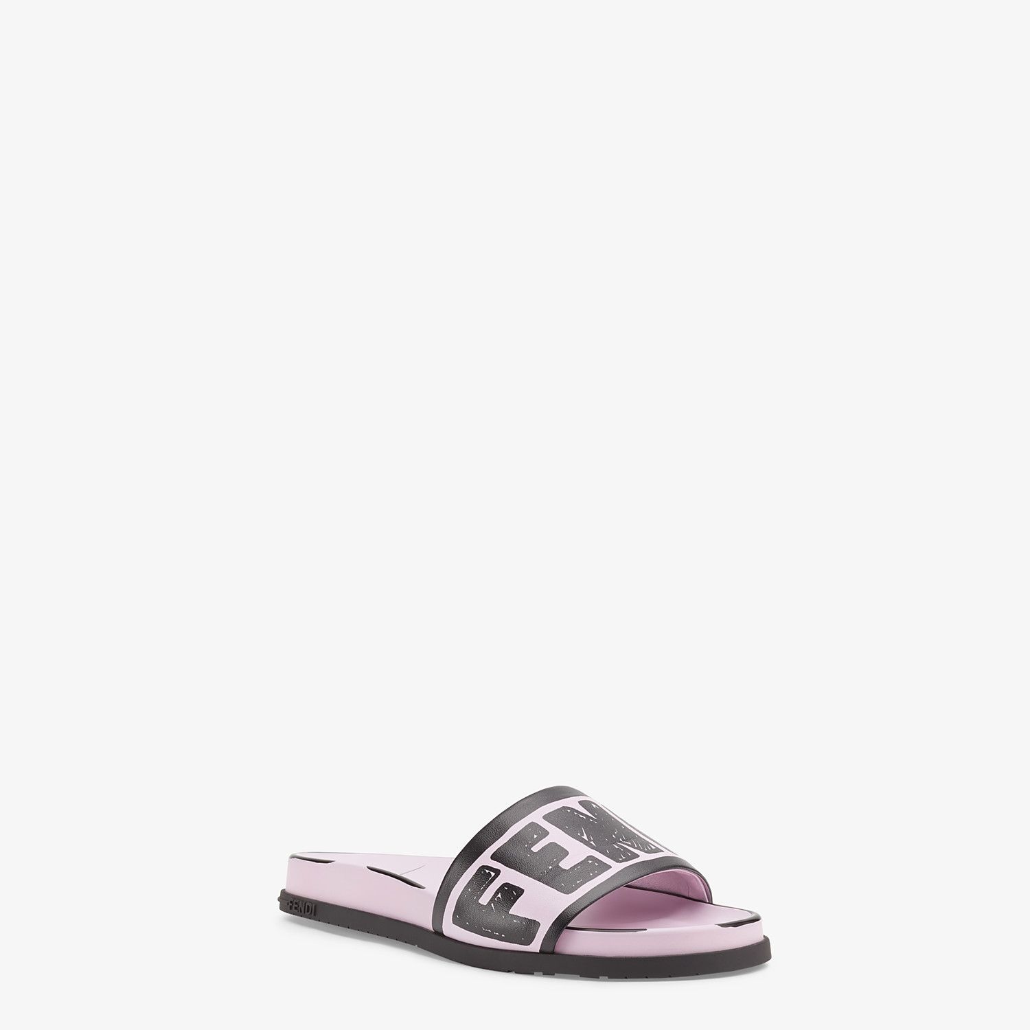 Fendi Roma Joshua Vides leather Fussbett slides - 2