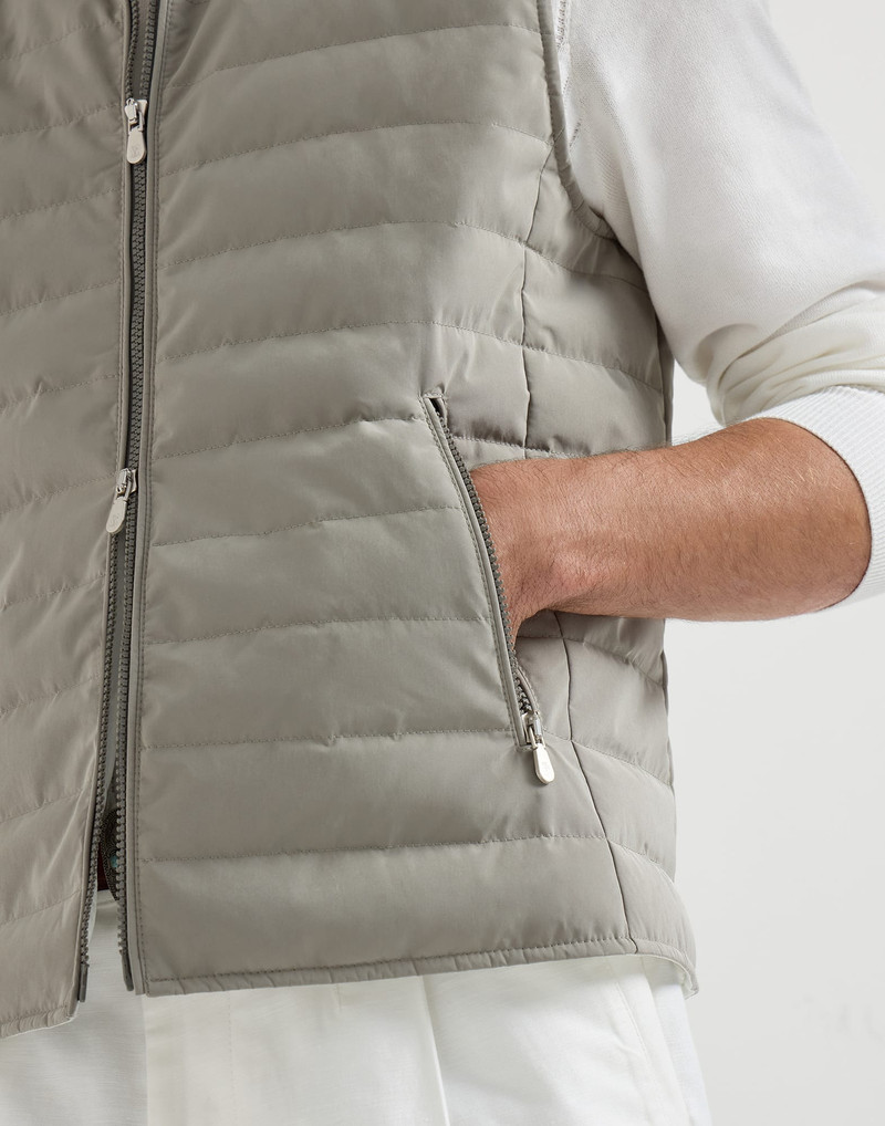 Bonded nylon down vest 4