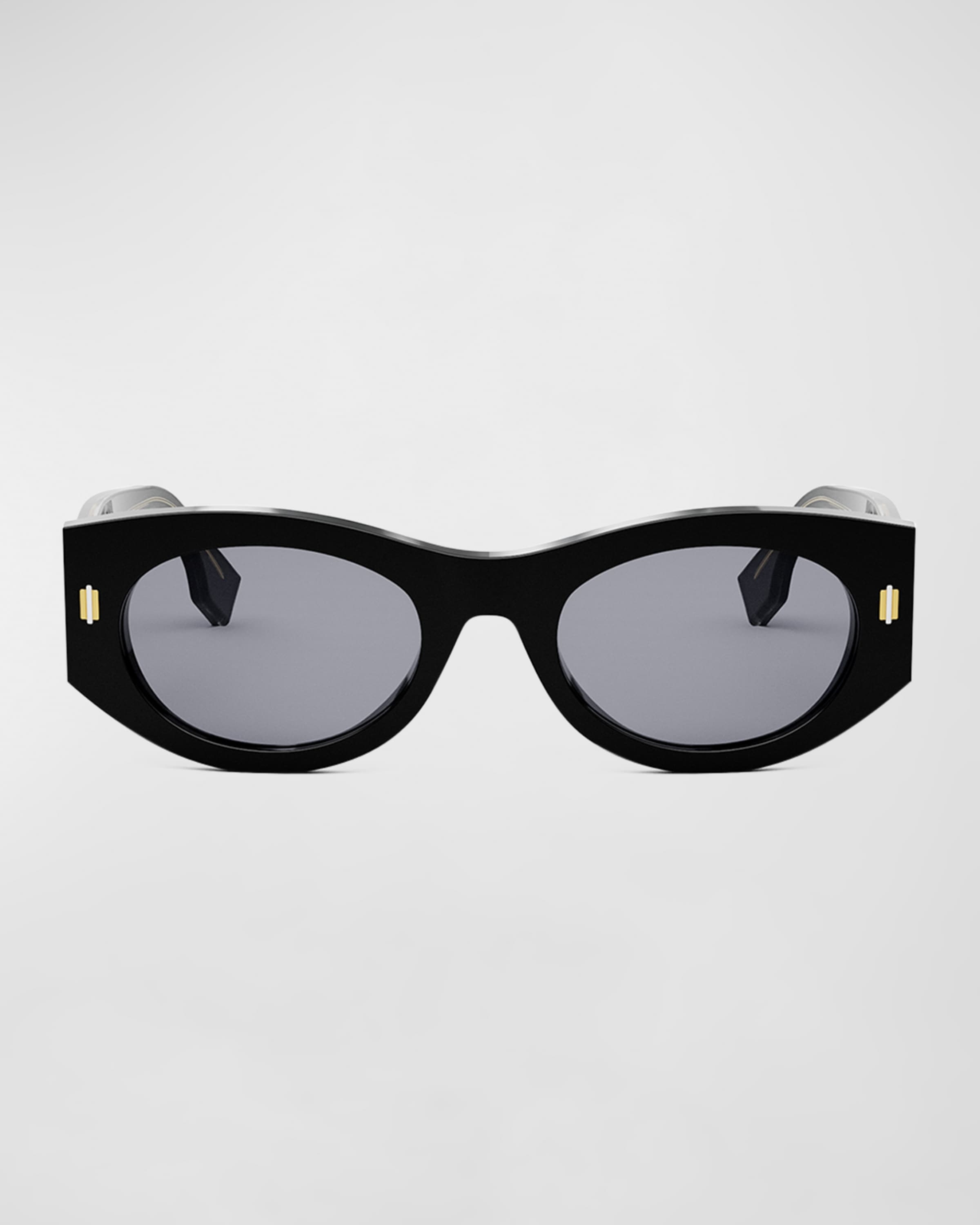 Fendi Roma Acetate Shield Sunglasses - 4