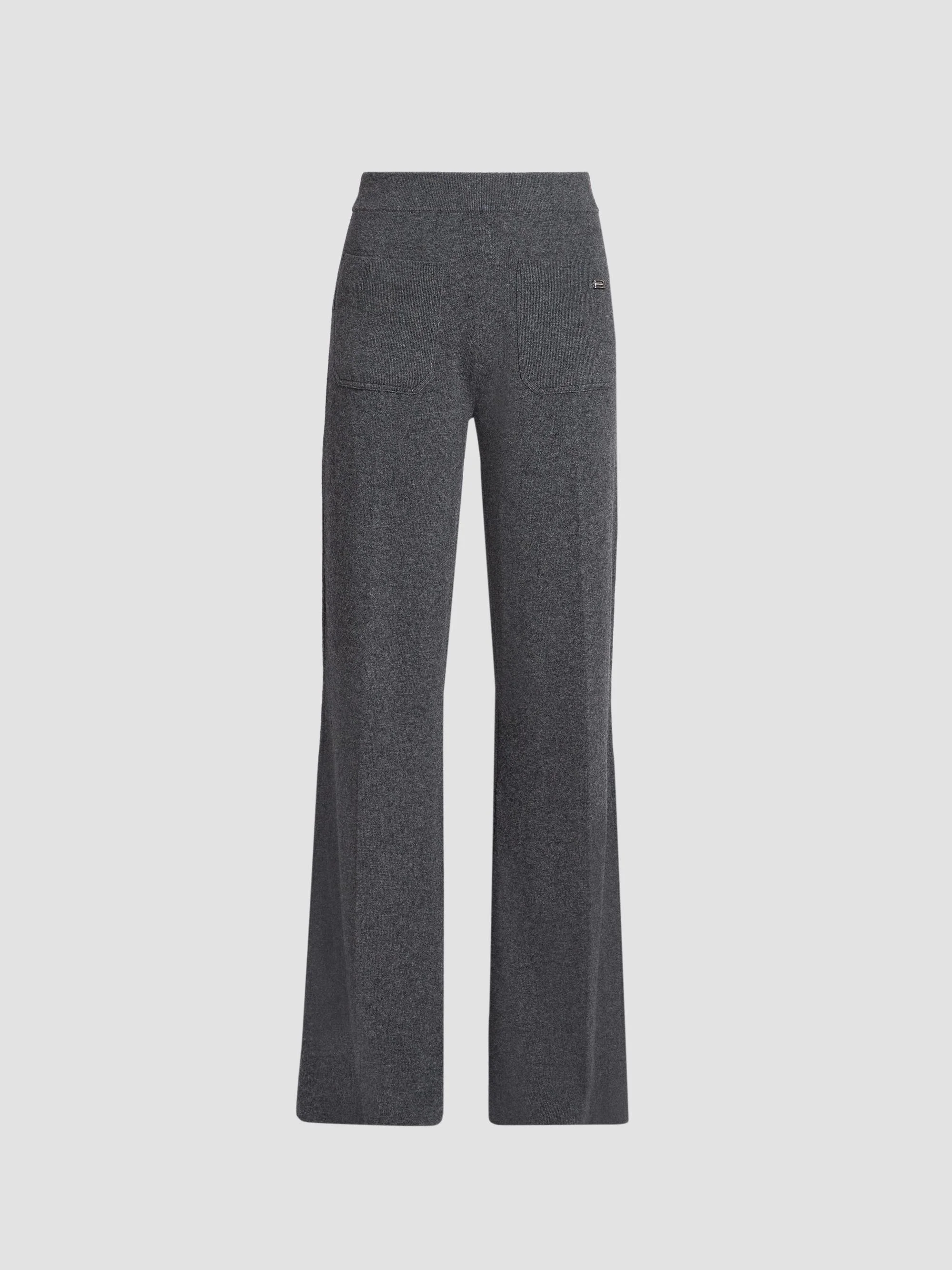 Women's Alina Wool-Blend Pants - Dark Grey Marl - 1