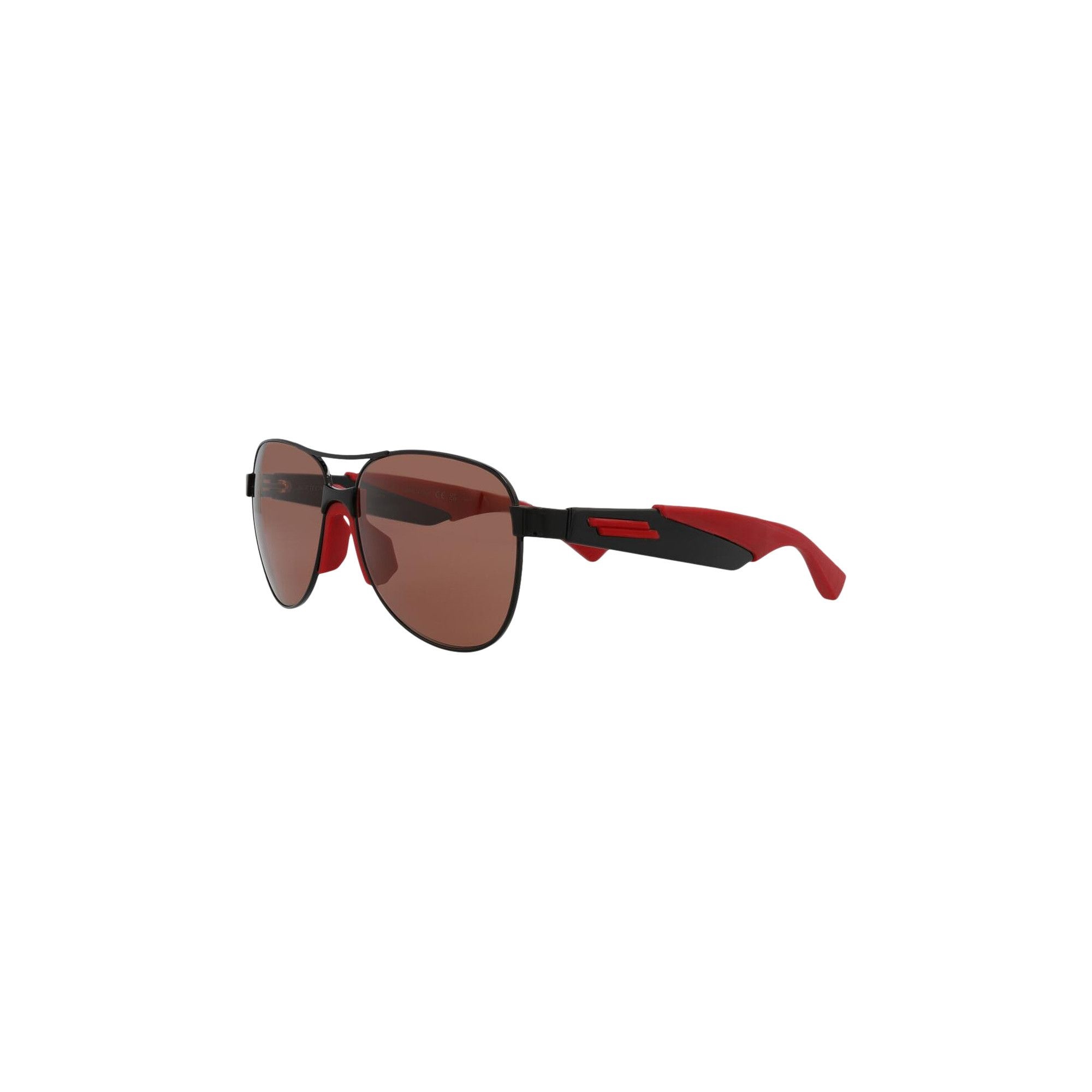 Bottega Veneta Aviator Sunglasses 'Black/Red' - 3