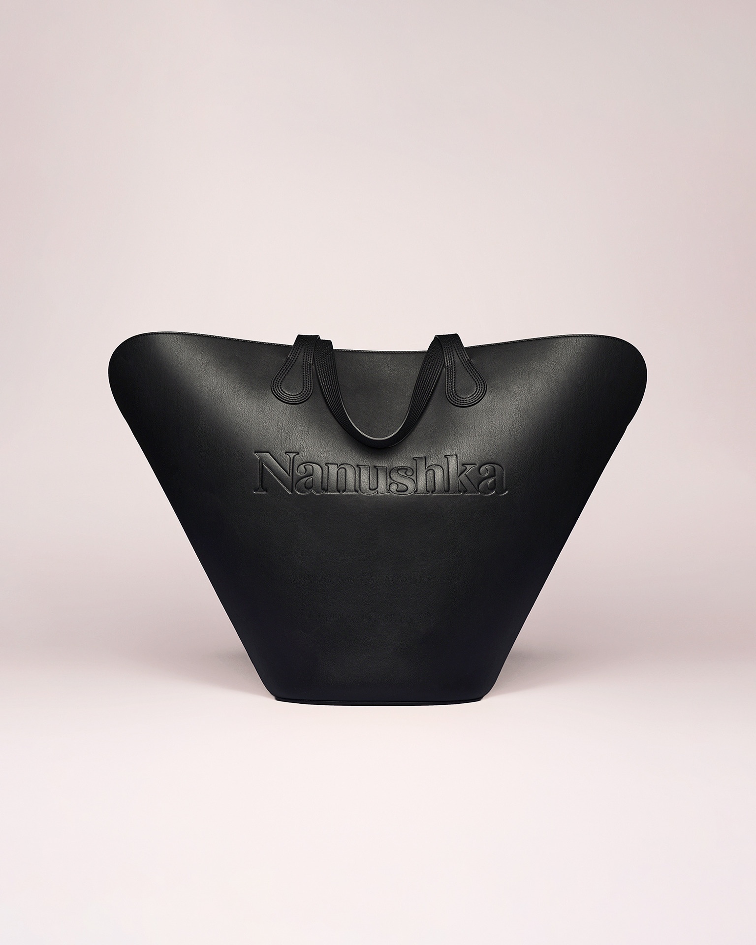 JUNO - Vegan leather tote - Black - 1