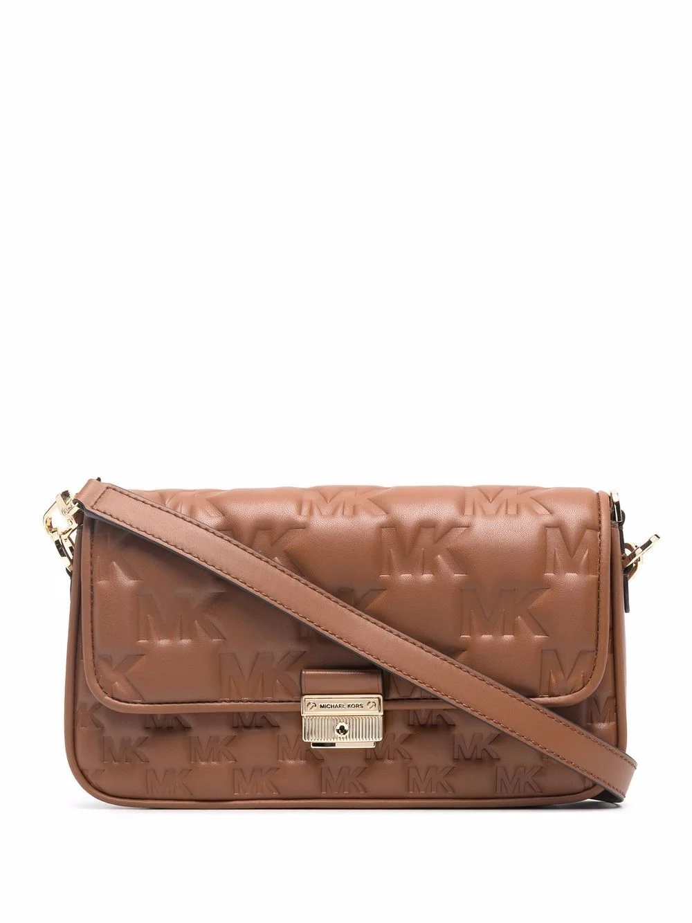 small Bradshaw logo-embossed crossbody bag - 1