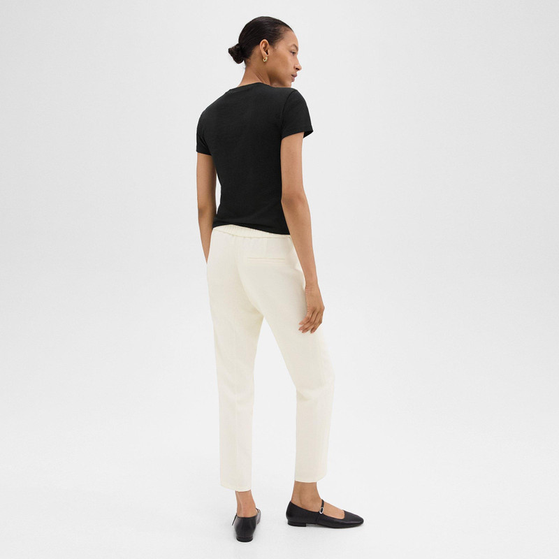 Theory Treeca Pull-On Pant in Admiral Crepe outlook