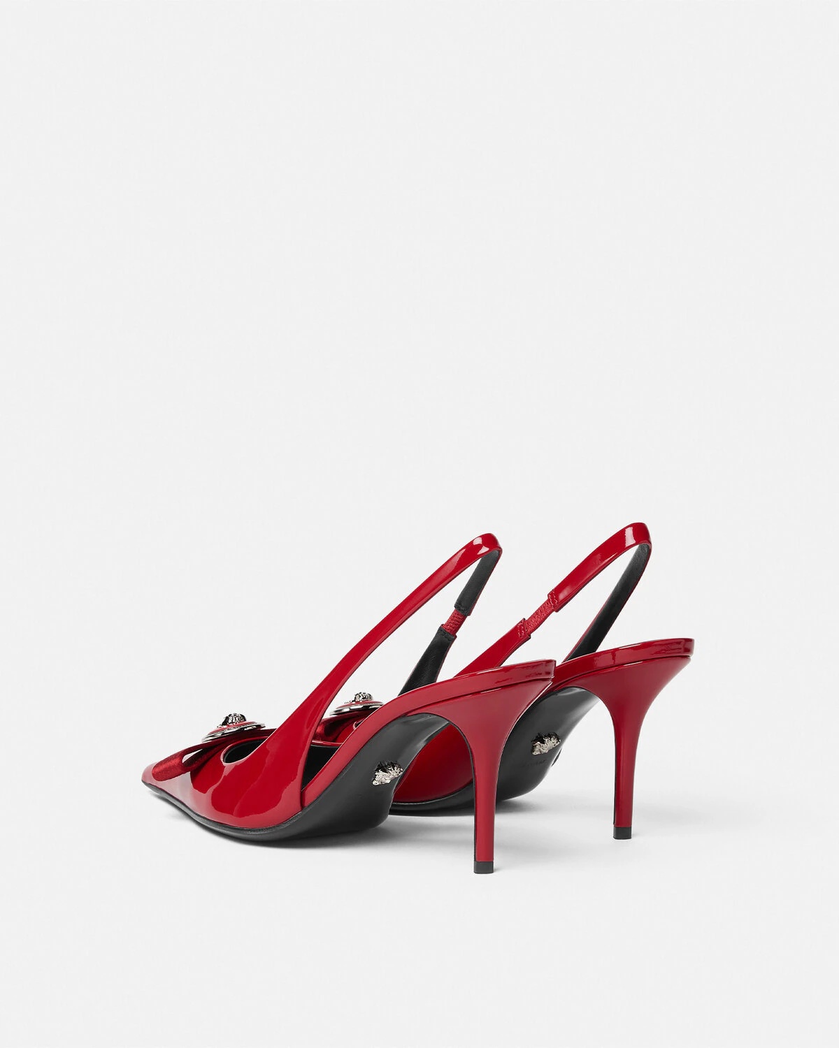 Gianni Ribbon Slingback Pumps 85 mm - 4