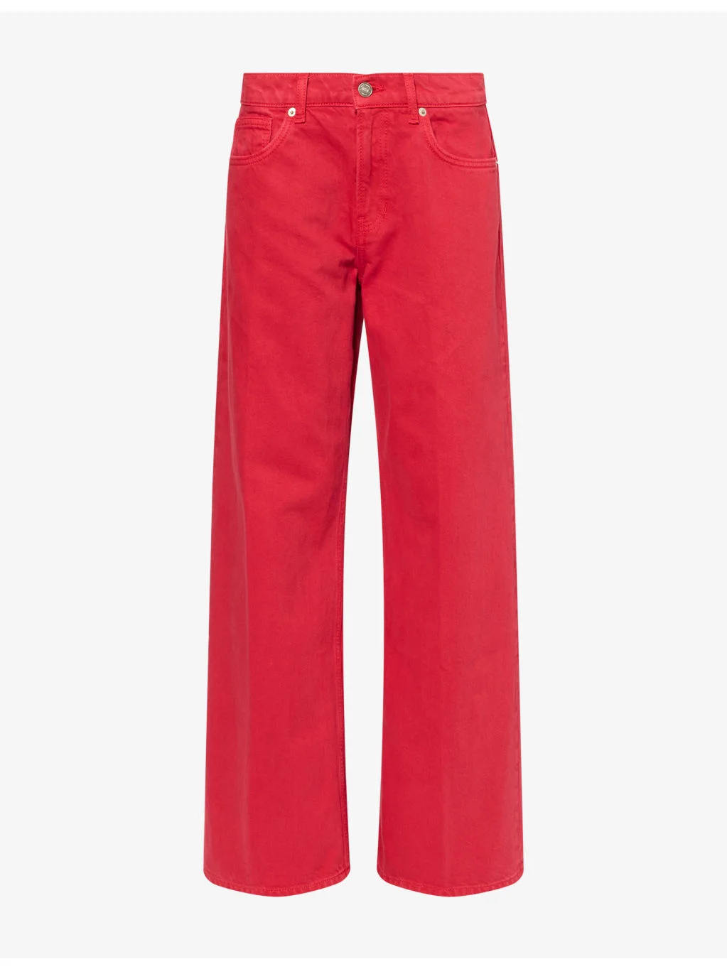 Cary Low-Rise Slouchy Wide-Leg Denim Jeans - 1