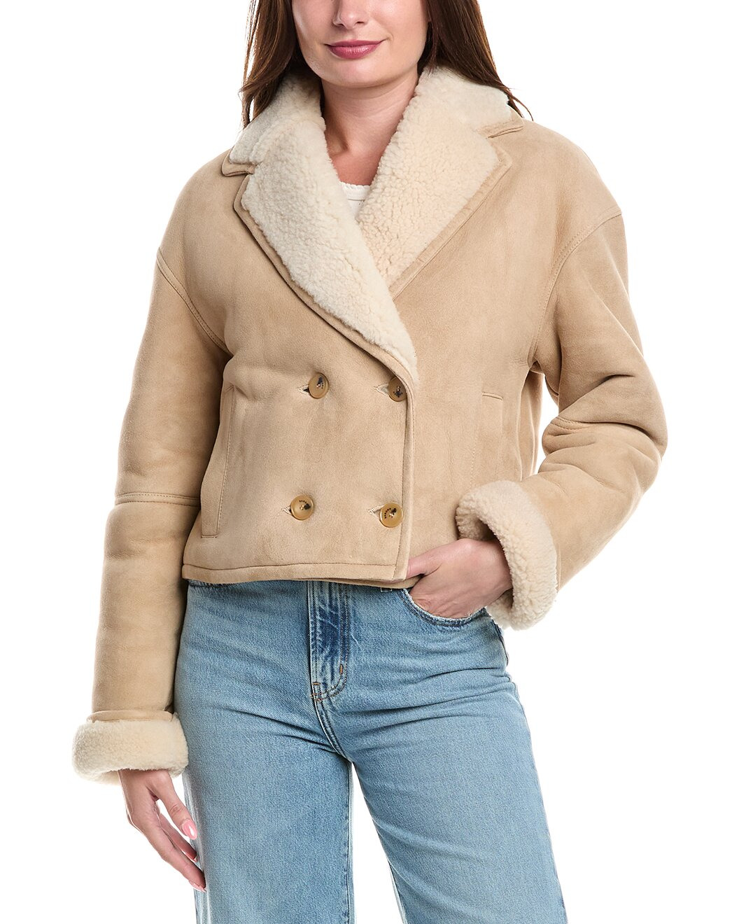 Sandro Shearling Jacket - 3