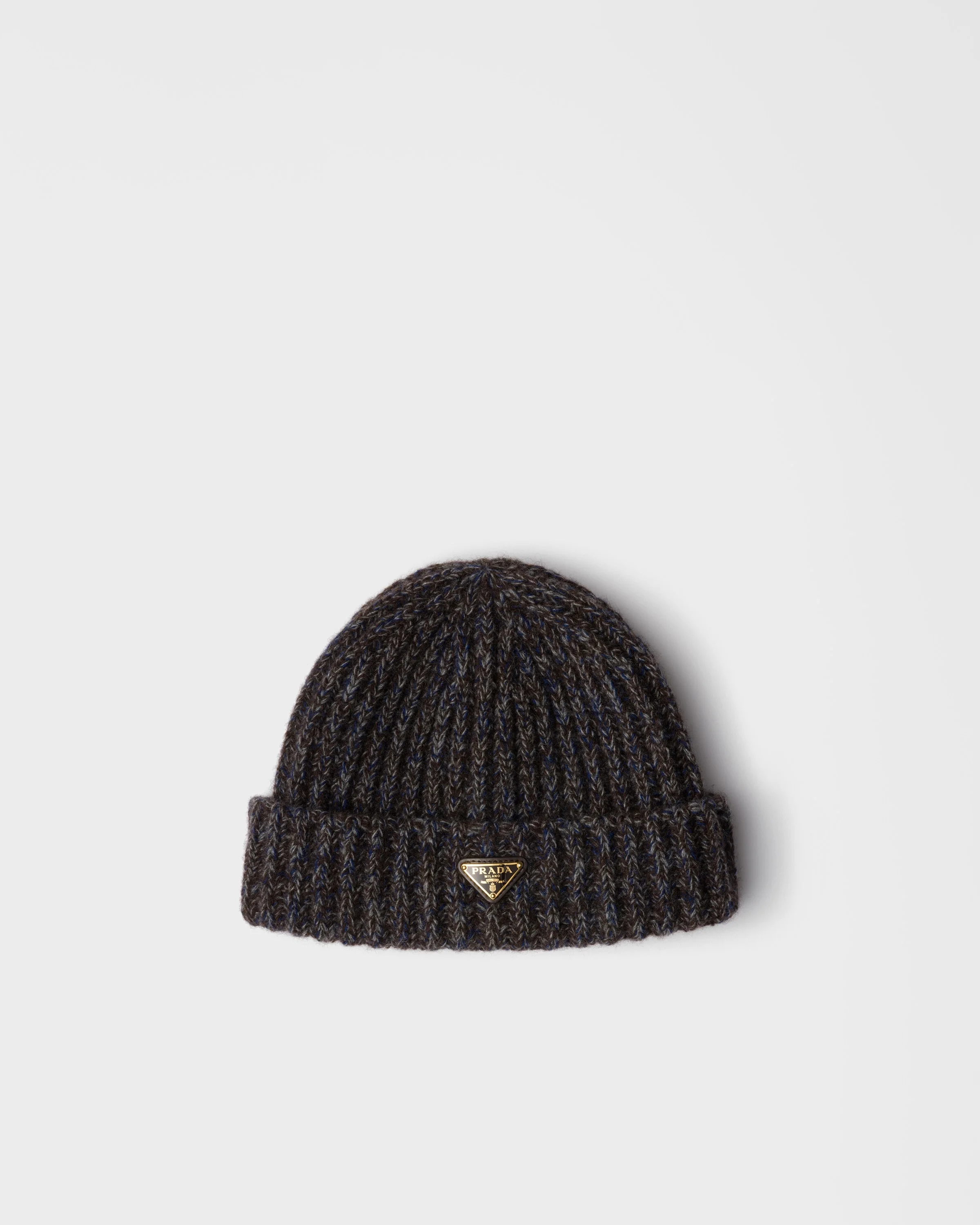 Mouliné cashmere and wool beanie - 1