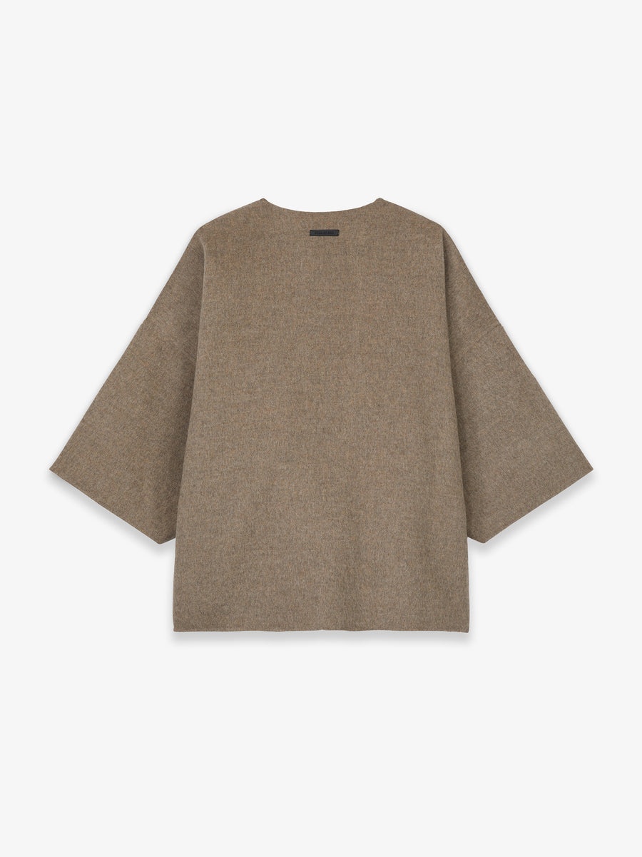 Wool Cashmere V-Neck Lounge Tee - 2
