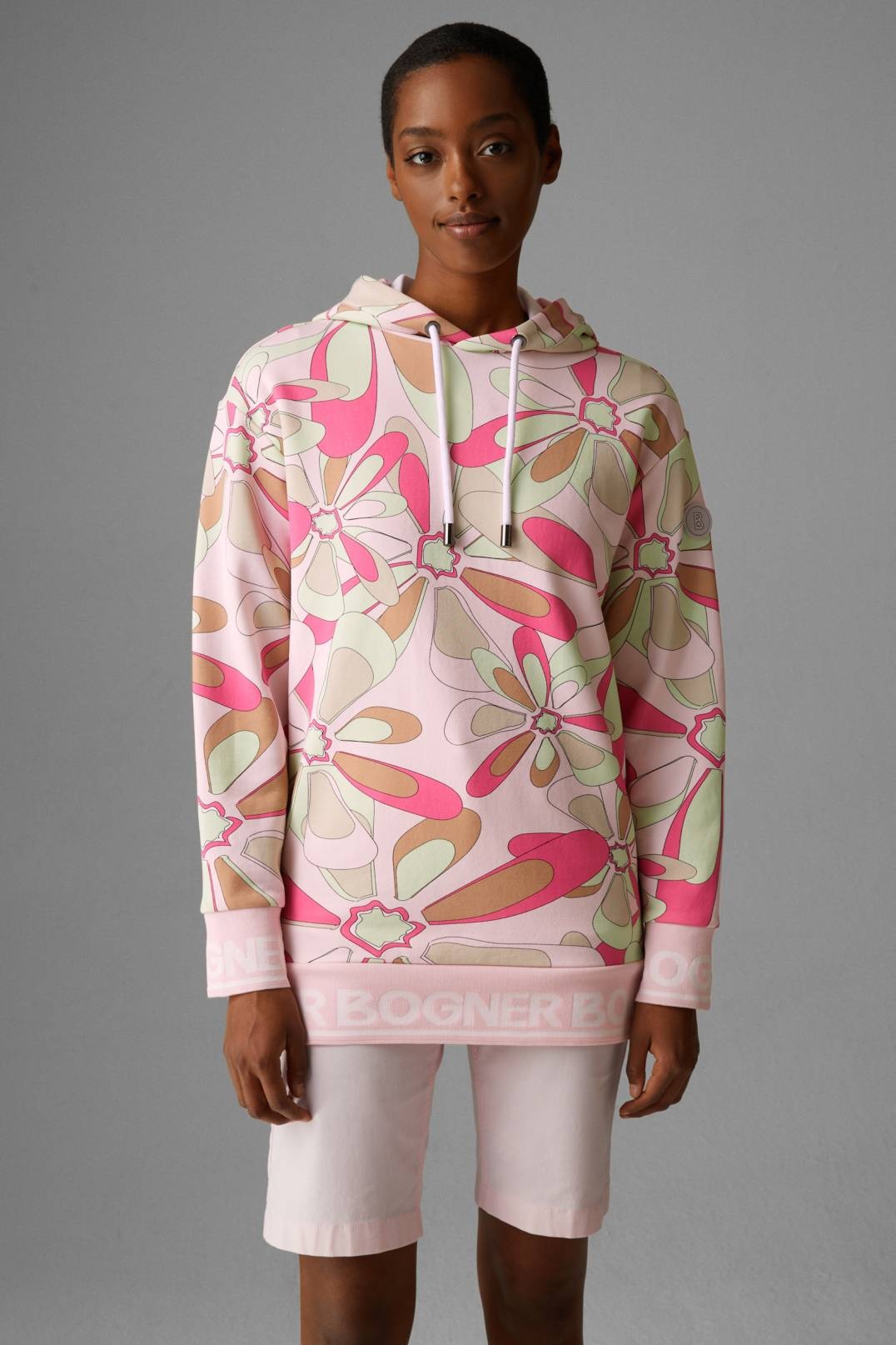TANITA HOODIE IN ROSE/PISTACHIO - 2