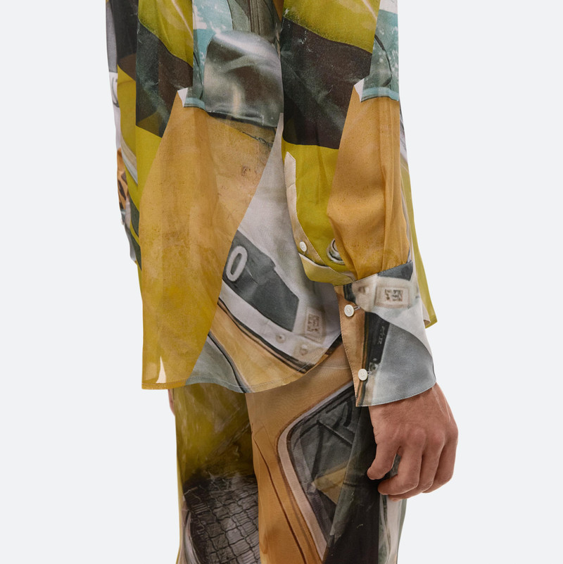 RELAXED PRINTED SILK SHIRT 10
