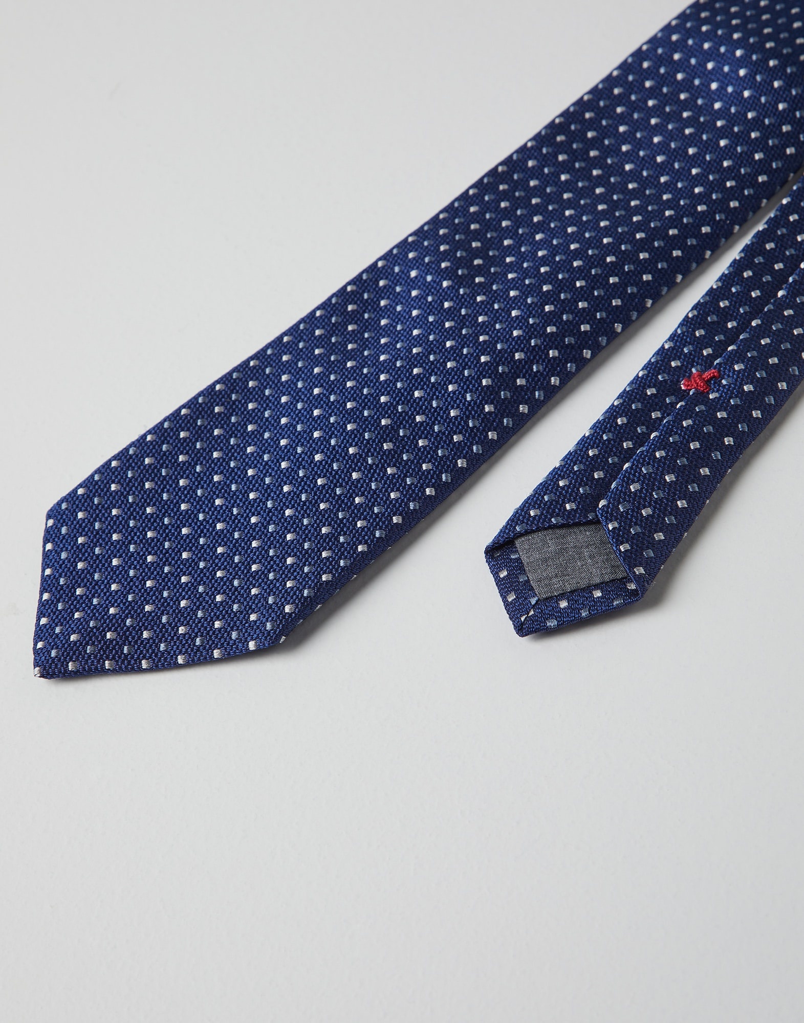 Spotted silk tie - 2