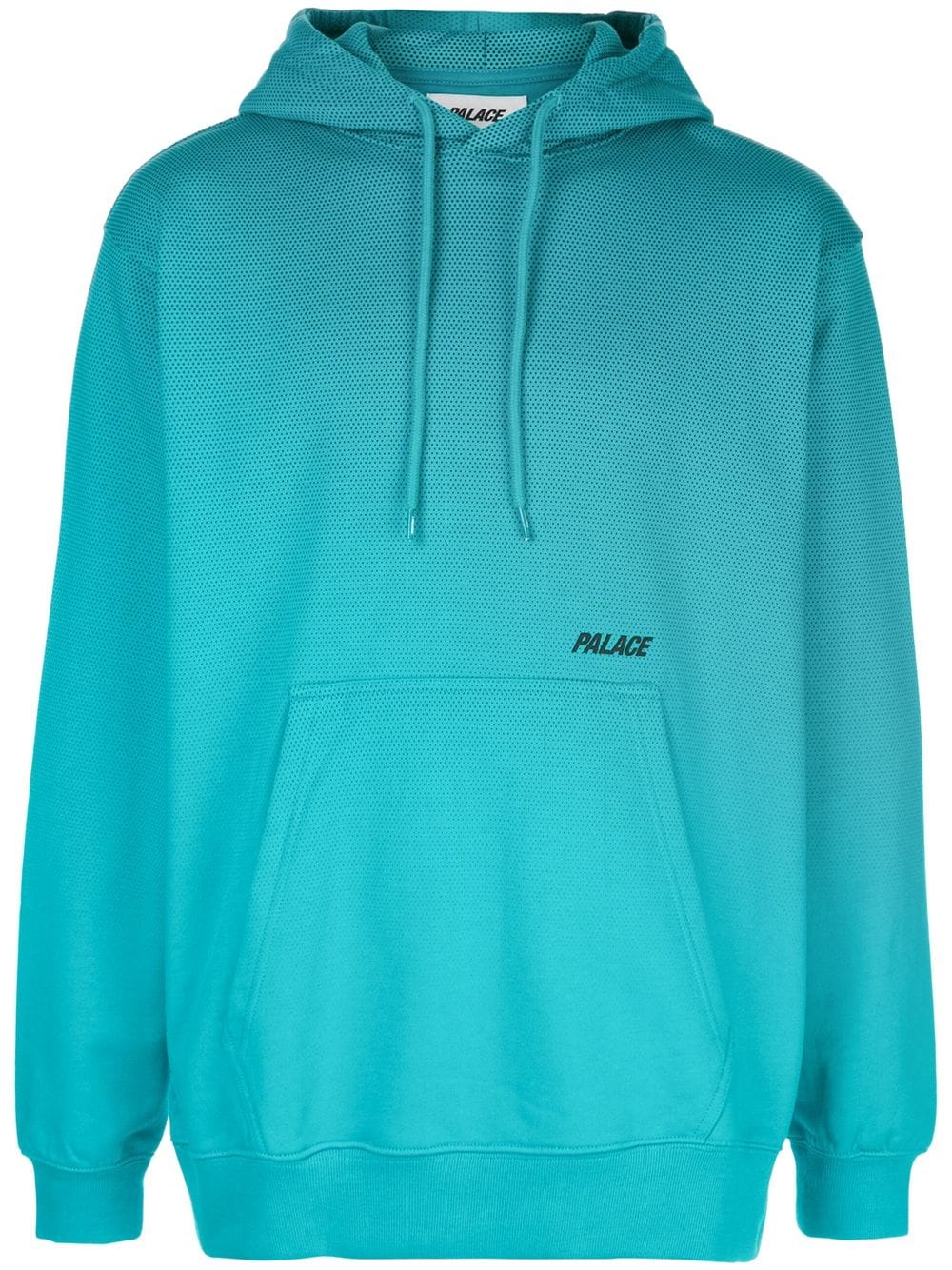 logo drawstring hoodie - 1