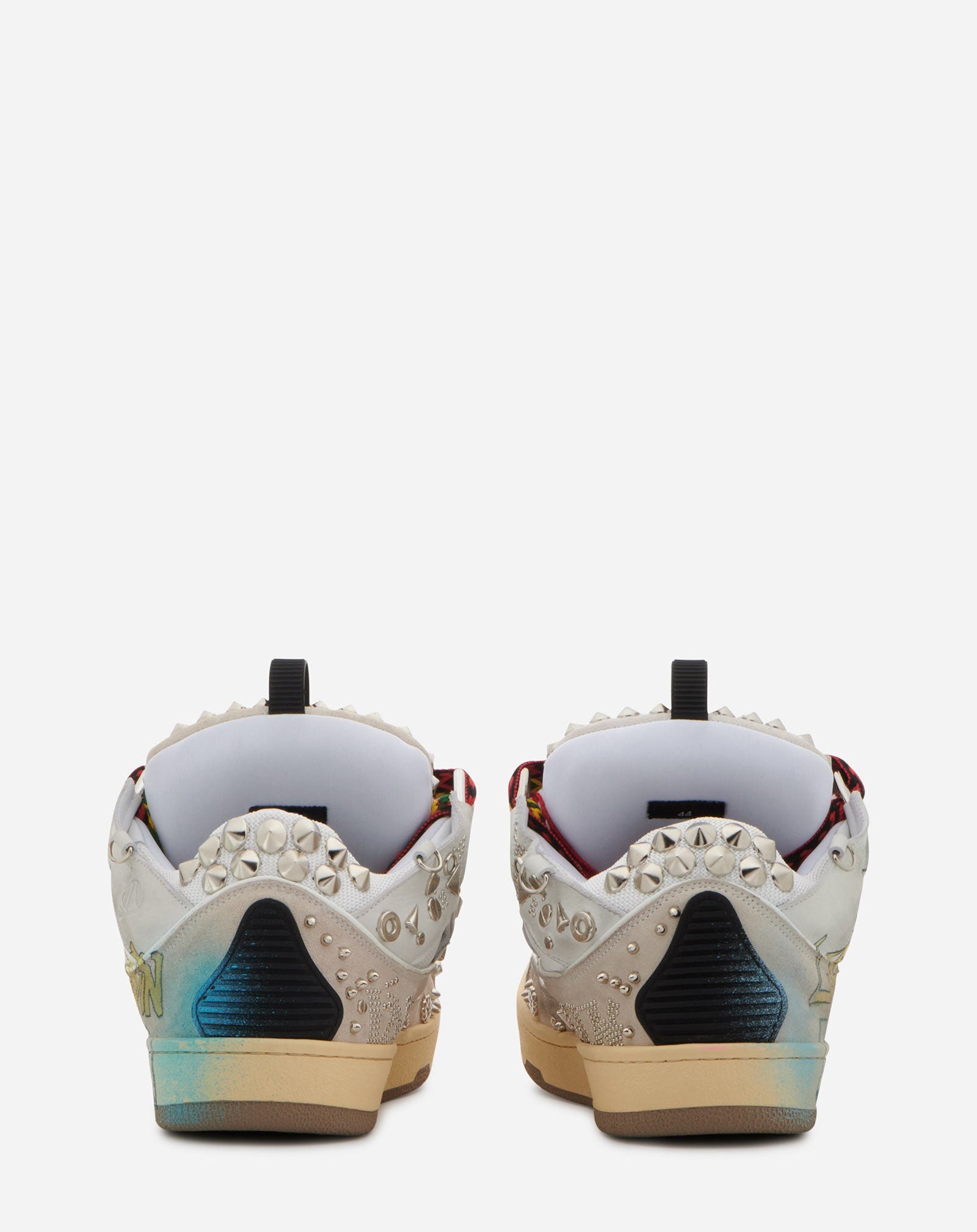 LEATHER CURB SNEAKERS - 6