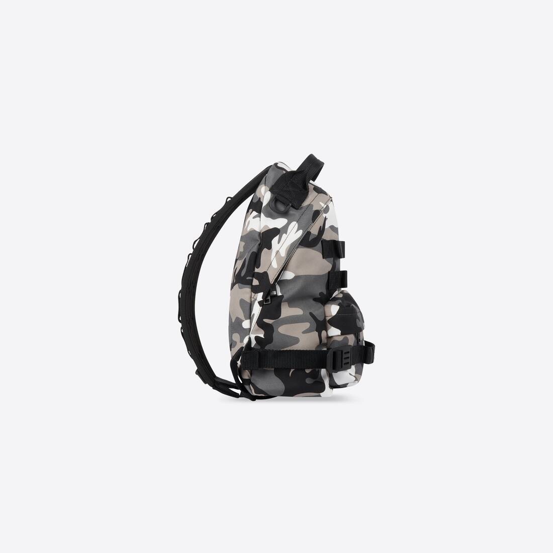 Men's Army Multicarry Small Backpack in Black - 3