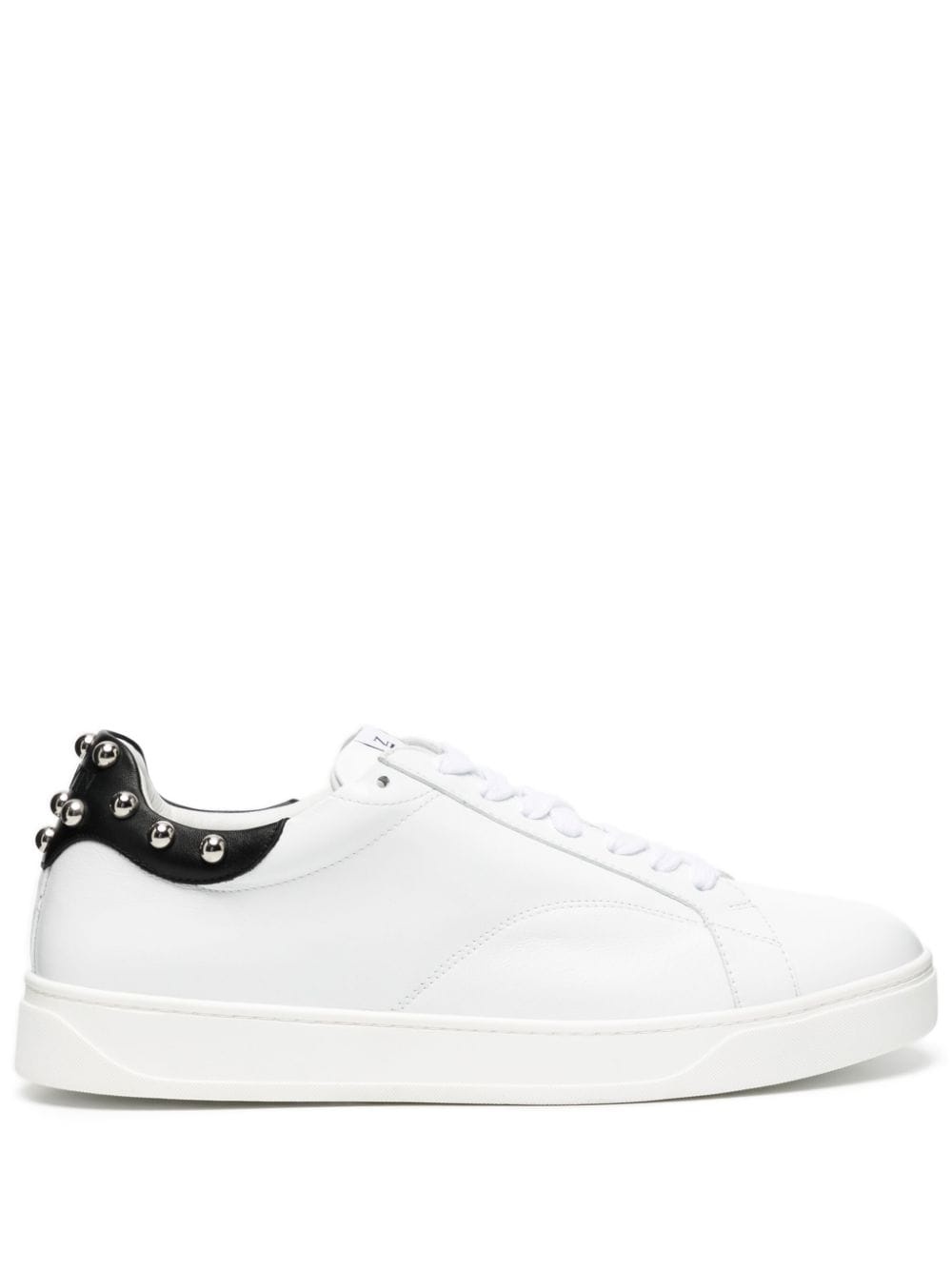 studded DDBO leather sneakers - 1