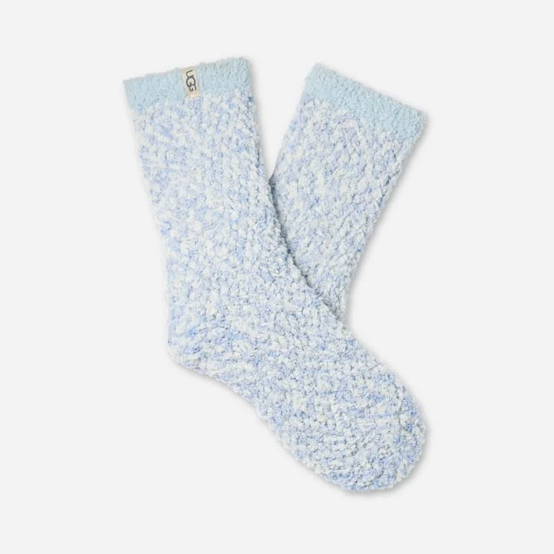 ® Women's Cozy Chenille Sock Recycled Materials/Polyester Blend in Sky Blue - 1