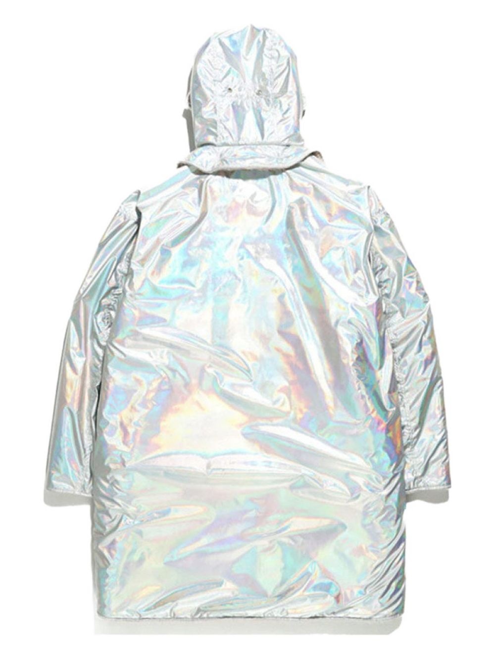 iridescent hooded parka - 3