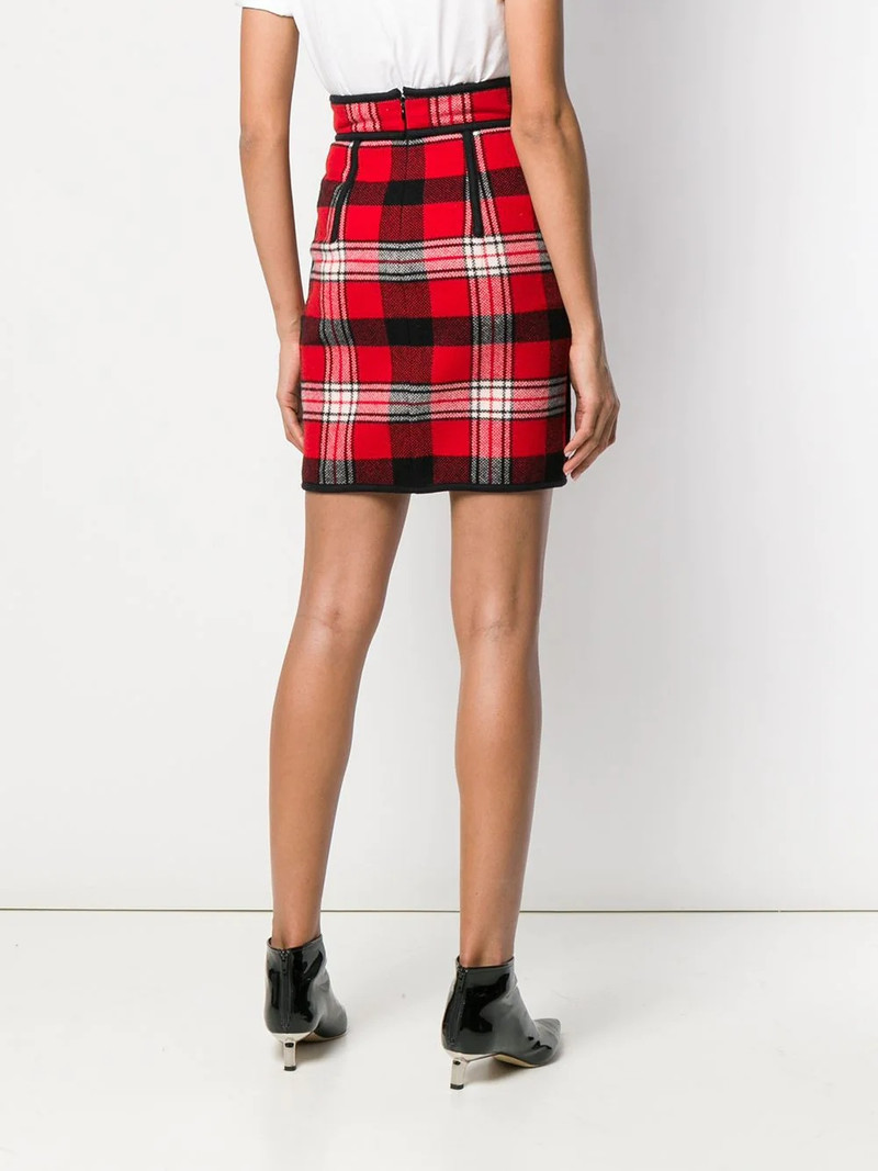 checkered pencil skirt 4