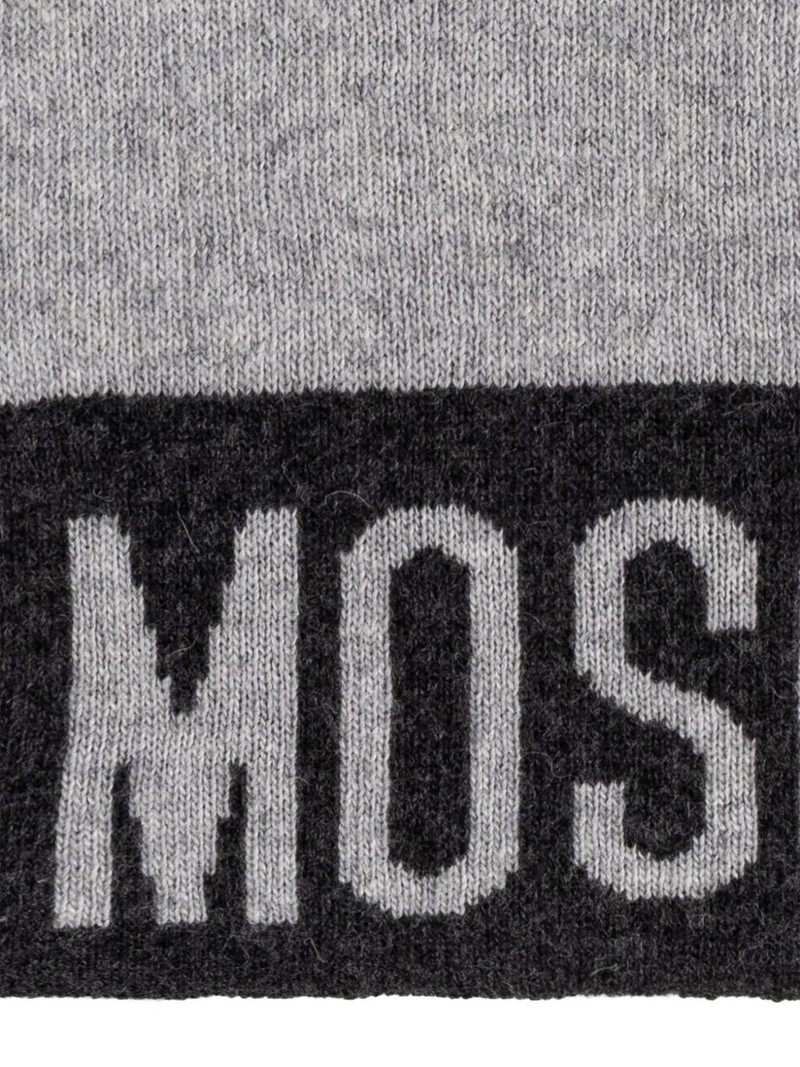 Moschino logo-detail scarf outlook