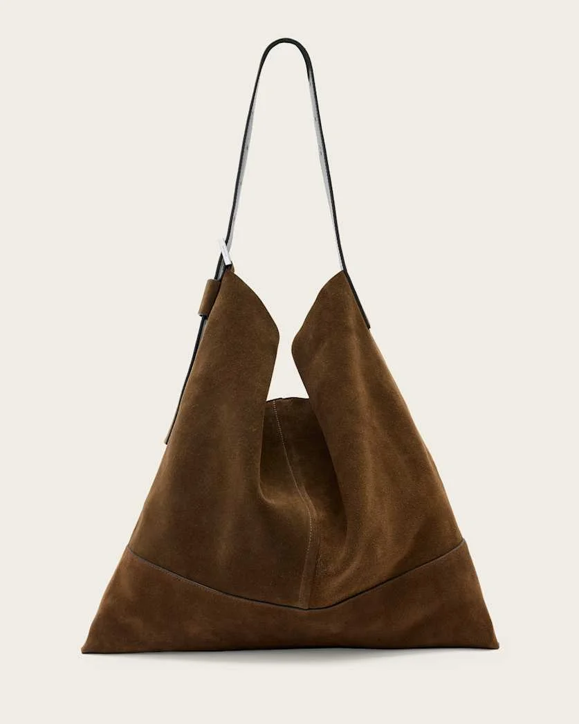 ASHA SUEDE SHOULDER BAG - 1