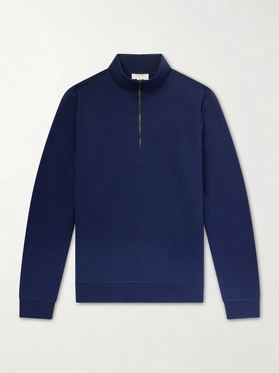 Quinn Cotton and Modal-Blend Jersey Half-Zip Sweatshirt - 1