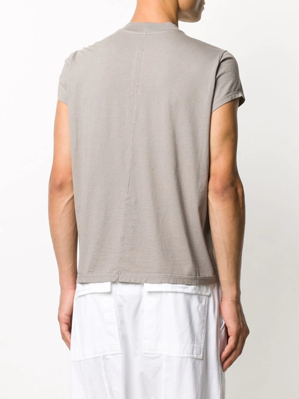 plain crew neck T-Shirt  - 4