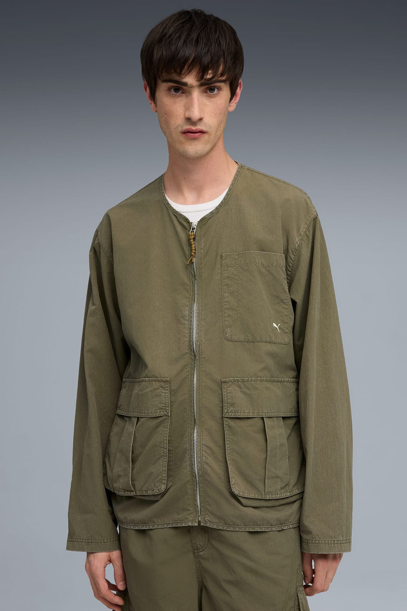 PUMA PUMA SELECT Essentials Men's Long Sleeve Overshirt outlook