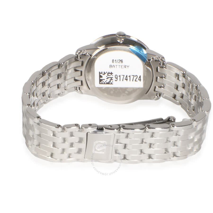 Pre-owned Omega De Ville Diamond Silver Dial Ladies Watch 424.15.27.60.52.001 - 4