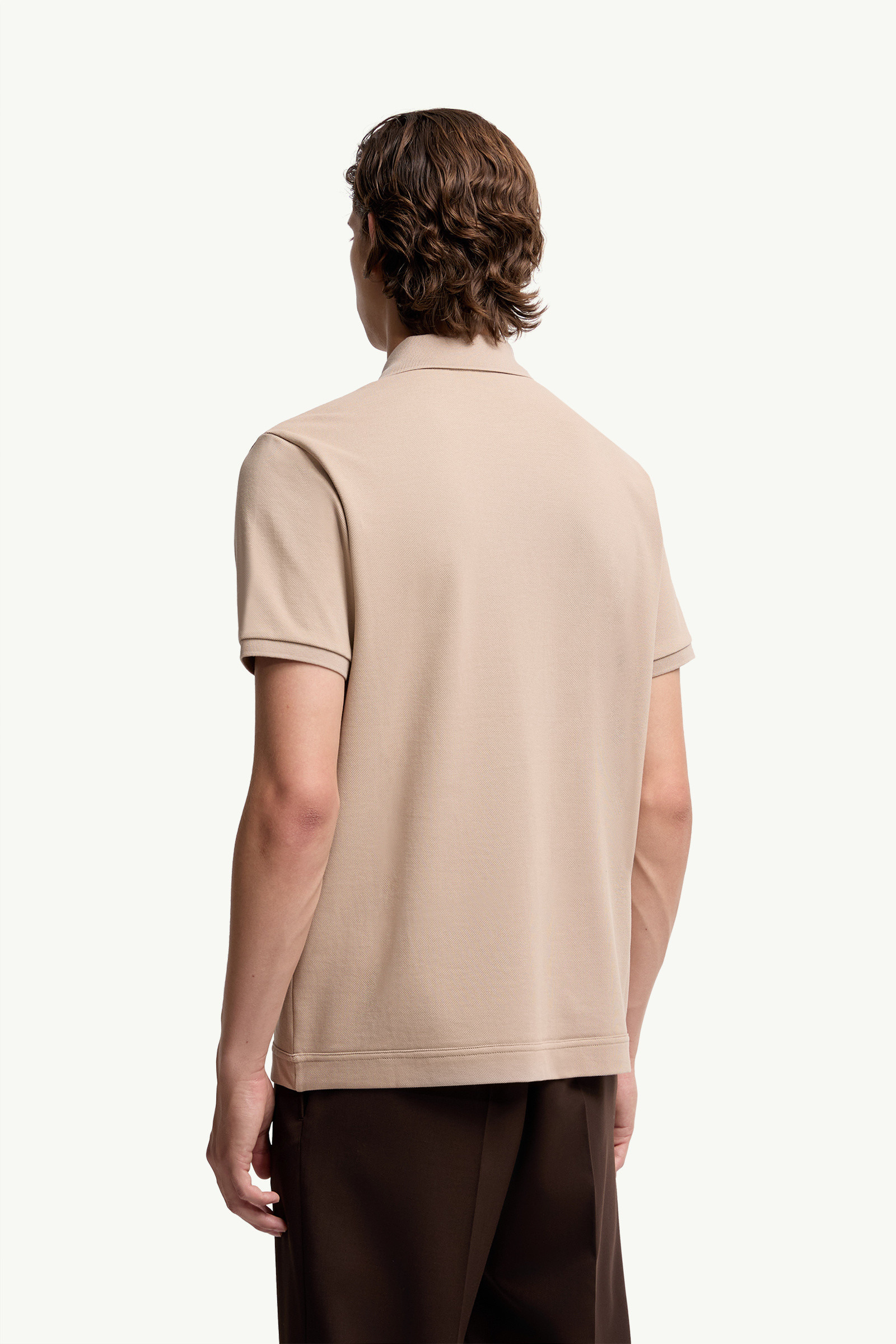 Logo Patch Cotton Piquet Polo Shirt - 5