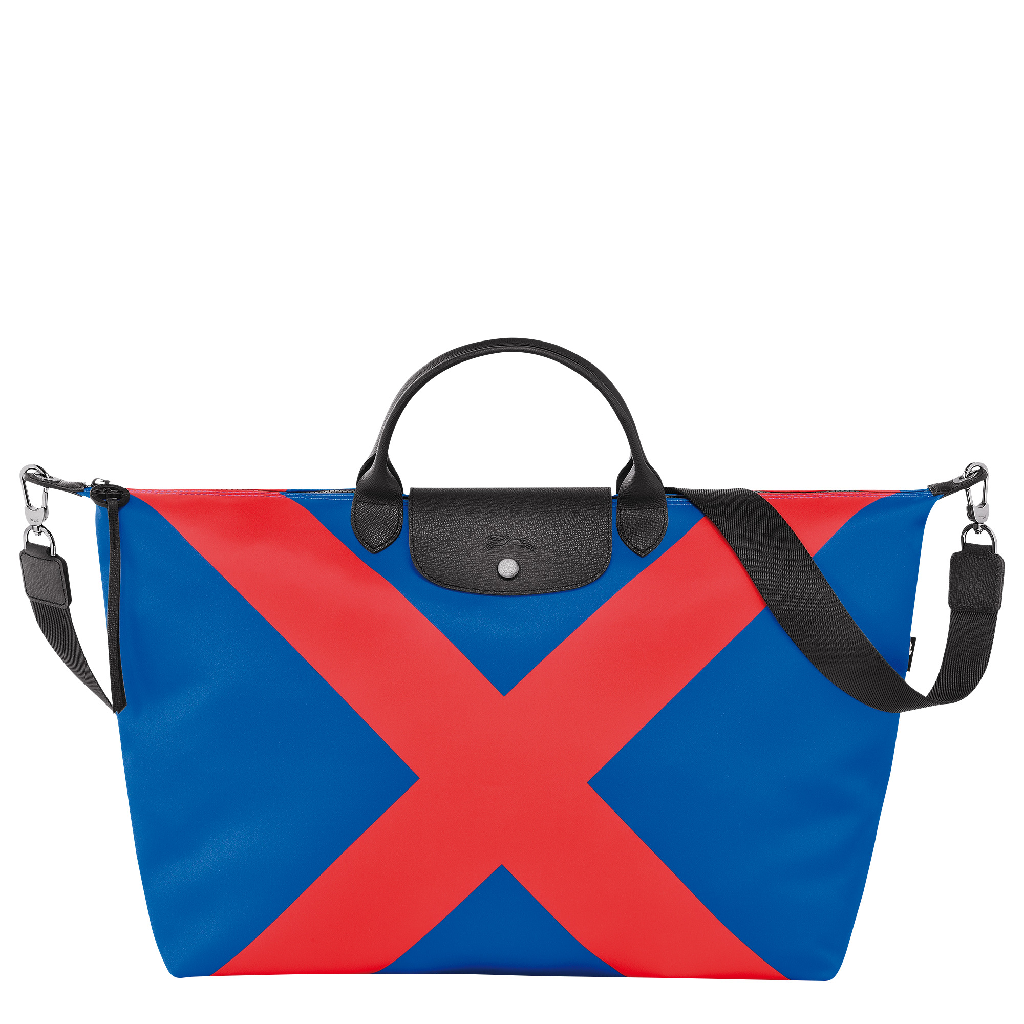 Le Pliage Collection S Travel bag Cobalt/Red - Canvas - 1