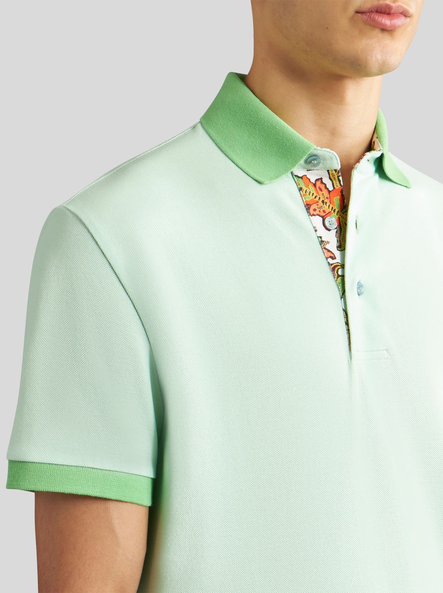 POLO SHIRT WITH EMBROIDERED PEGASO - 3