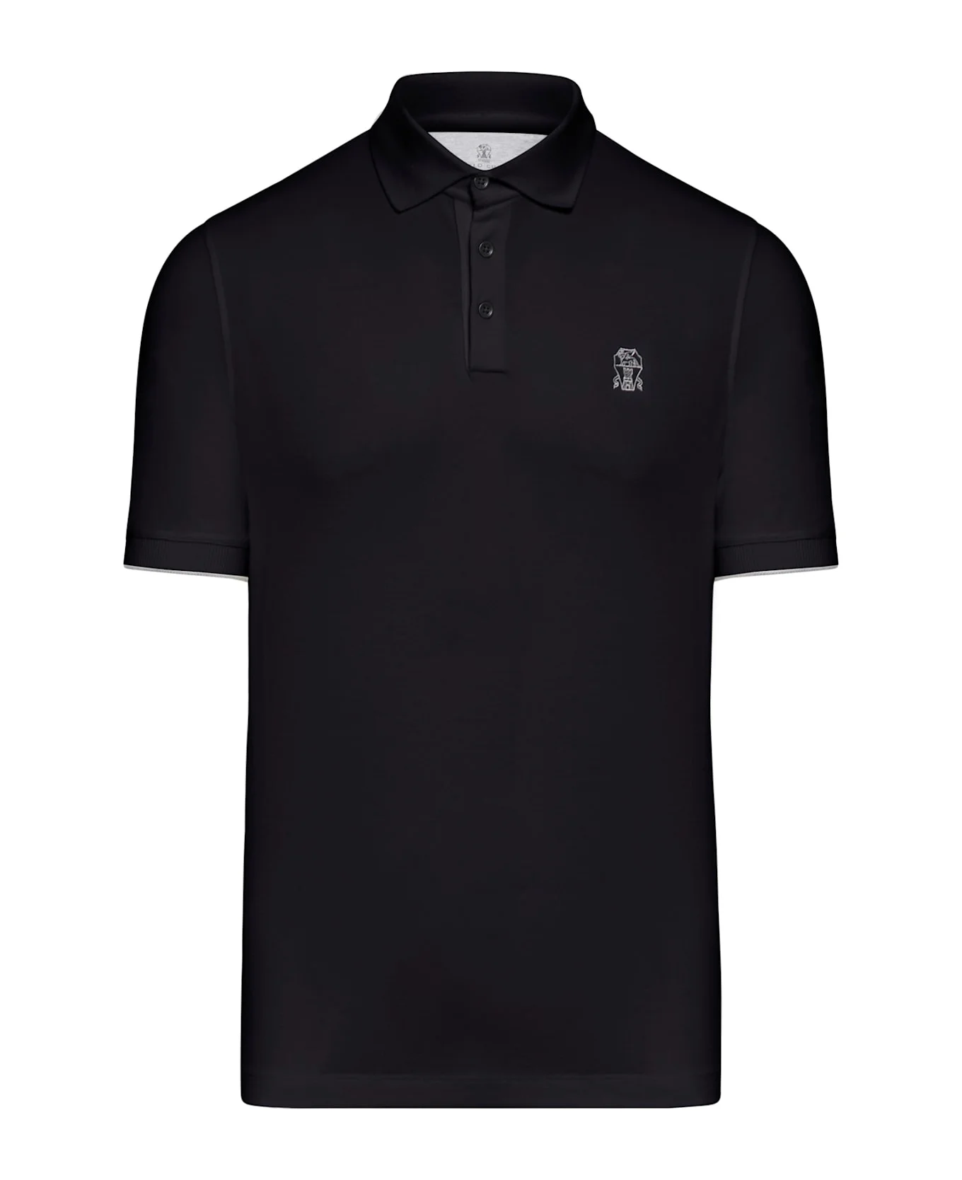 Piquet Polo With Logo - 1