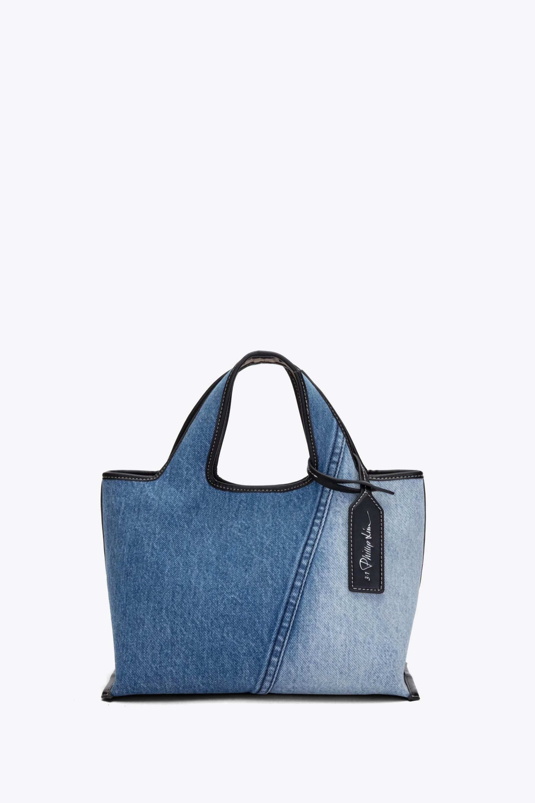 Denim Mini Market Tote - 1