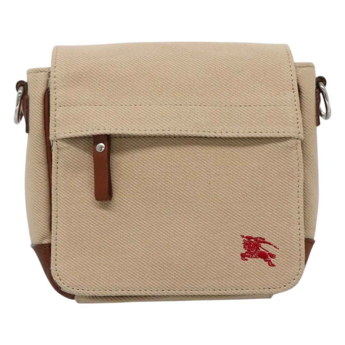 Burberry Nova Check Blue Label Shoulder Bag Canvas Beige Brown - 2