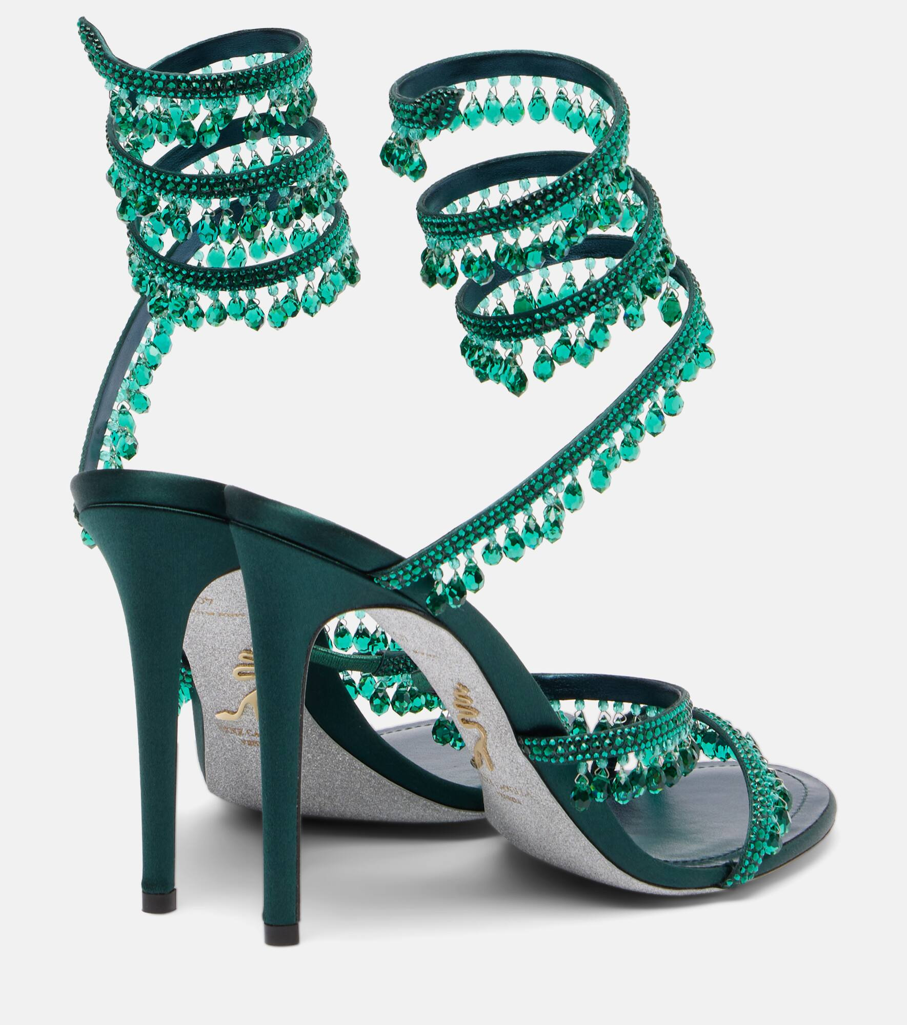 Chandelier 105 embellished sandals - 2